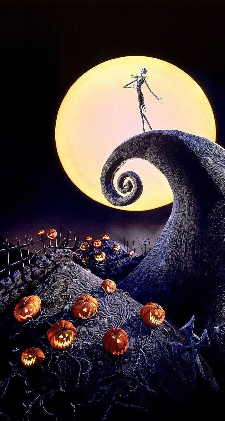 744x1392 Halloween Full Moon - Halloween Hình nền iPhone