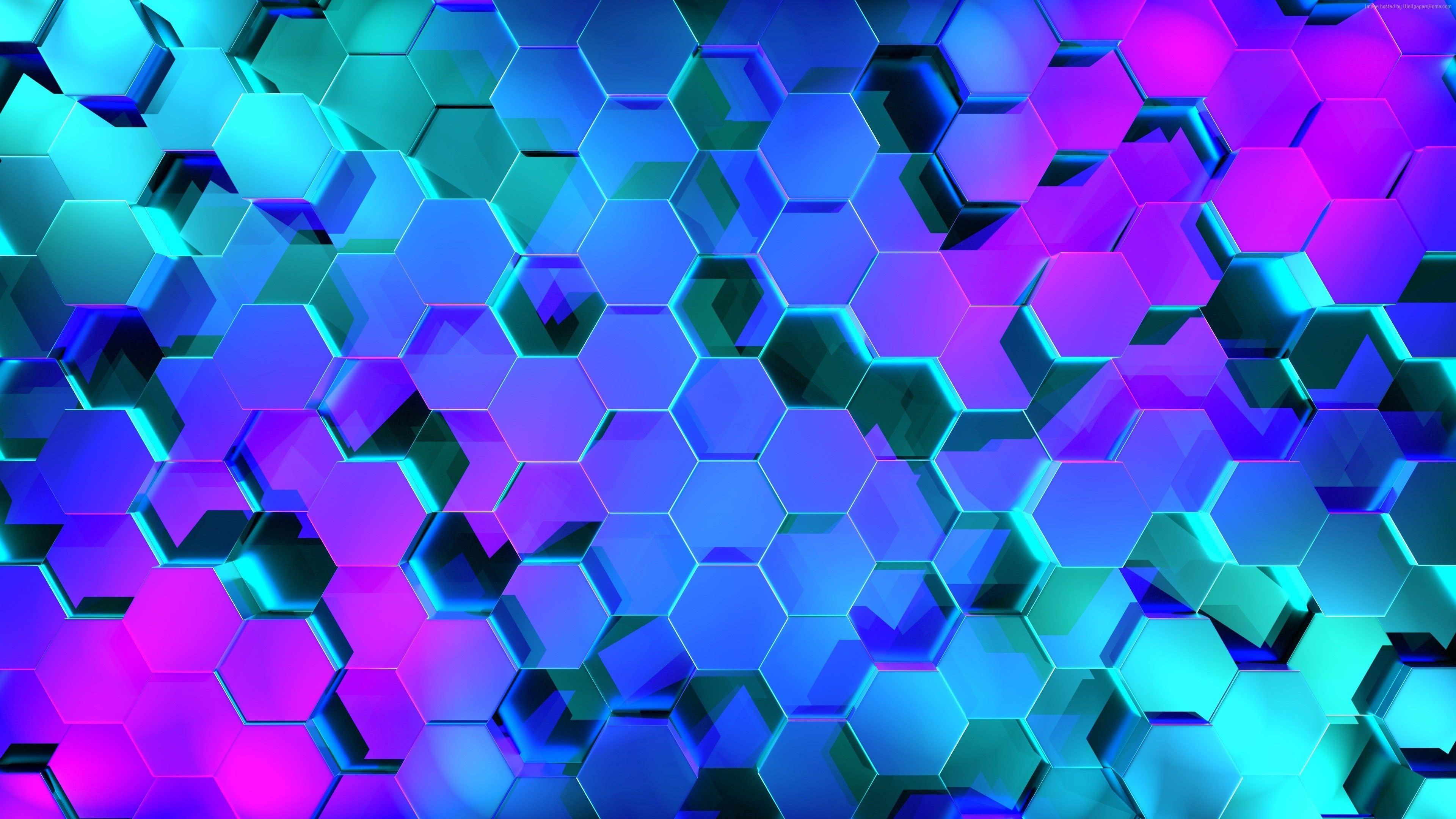Hexagon 4K Wallpapers - Top Free Hexagon 4K Backgrounds - WallpaperAccess