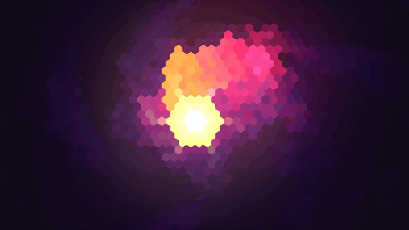 1366x768 purple, Hexagon HD Wallpaper / Desktop and Mobile Image & Photo