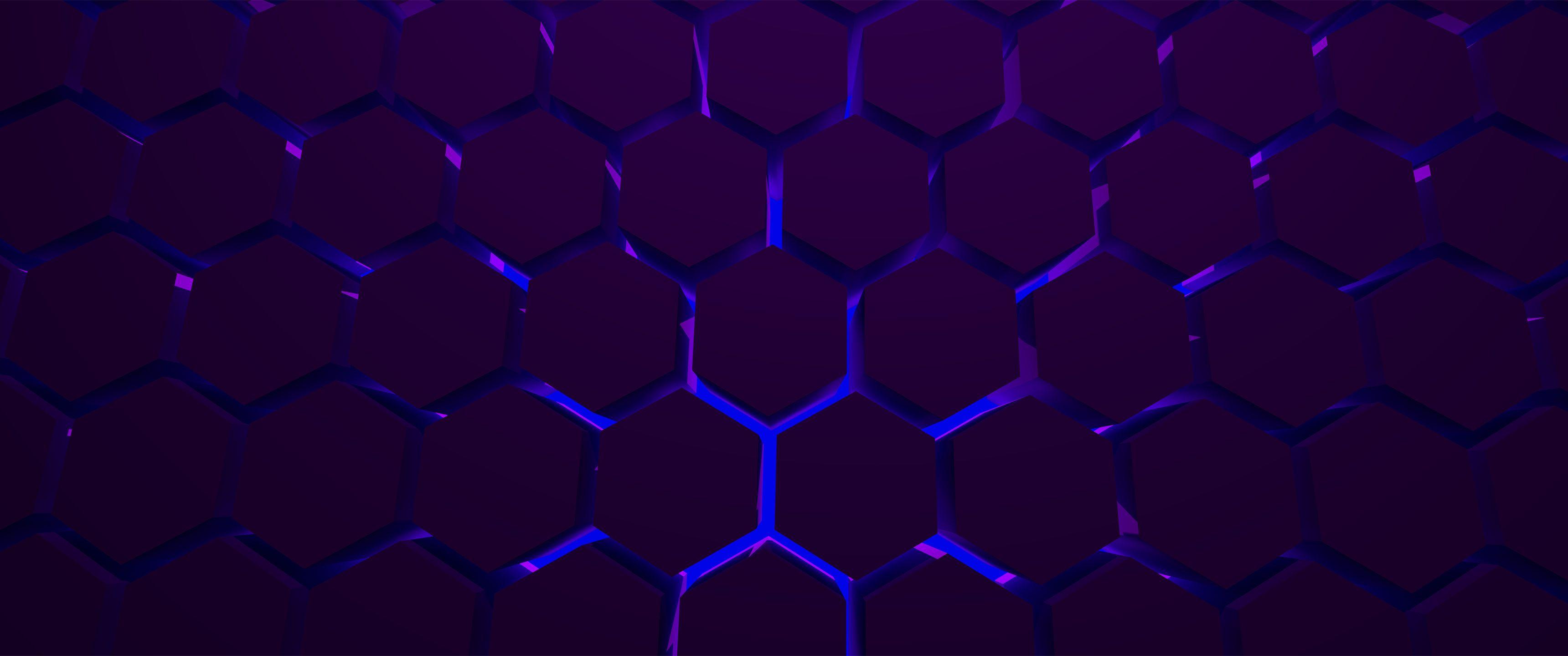 Purple Hexagon Wallpapers - Top Free Purple Hexagon Backgrounds - WallpaperAccess
