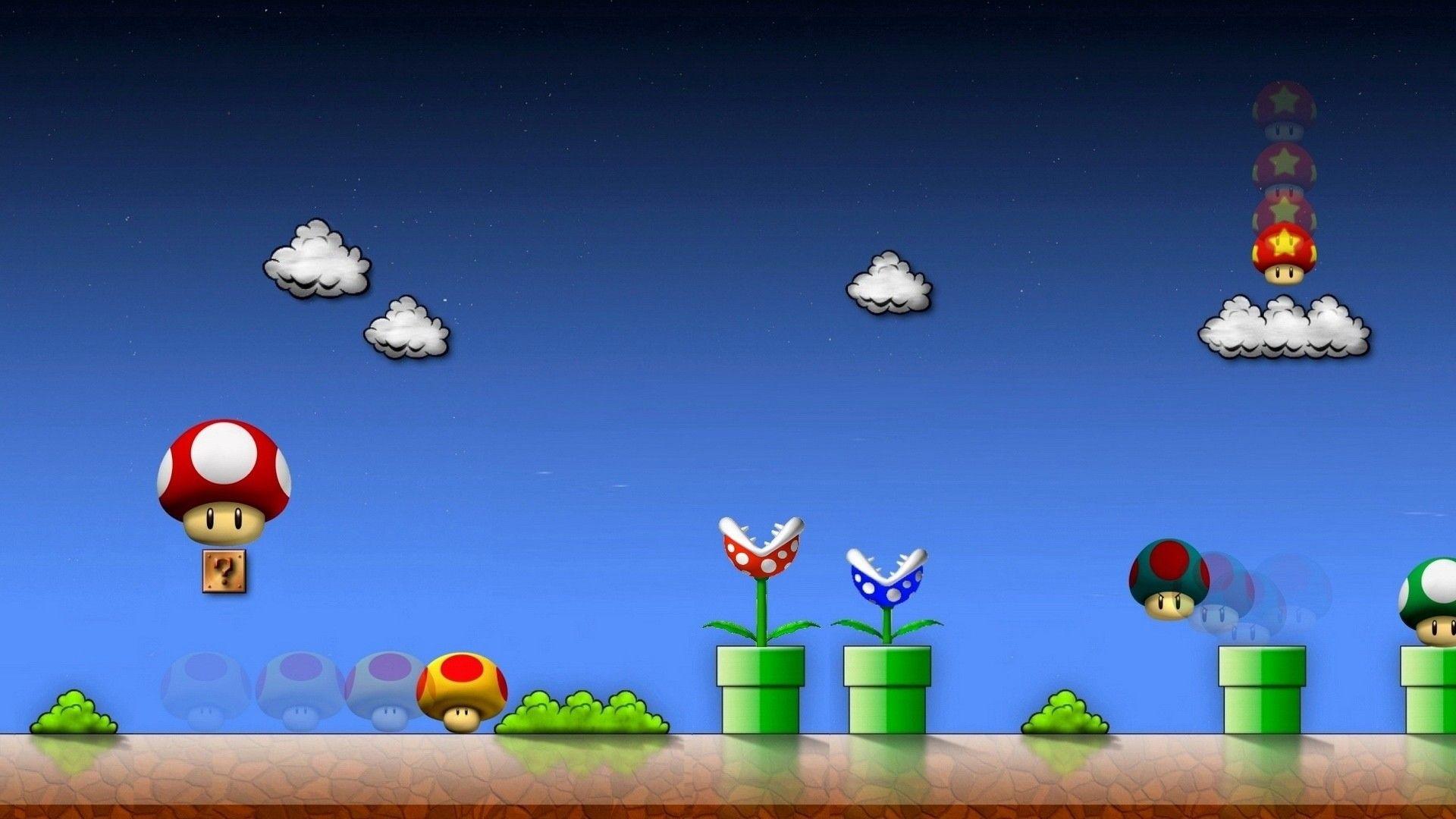 1920x1080 Retro Nintendo Wallpaper