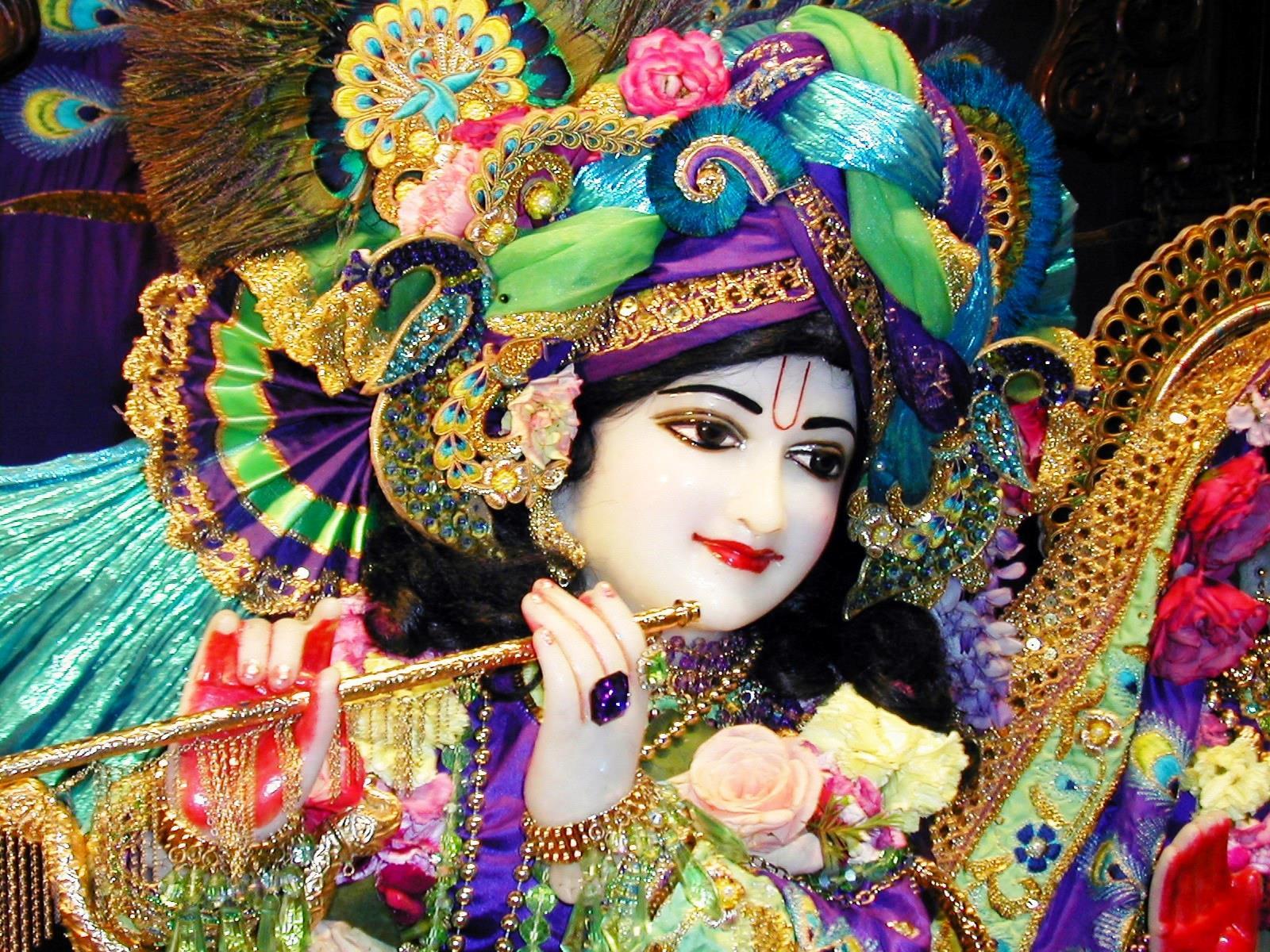 1600x1200 Shree Krishna HD Wallpaper on Shubh Janmashtami