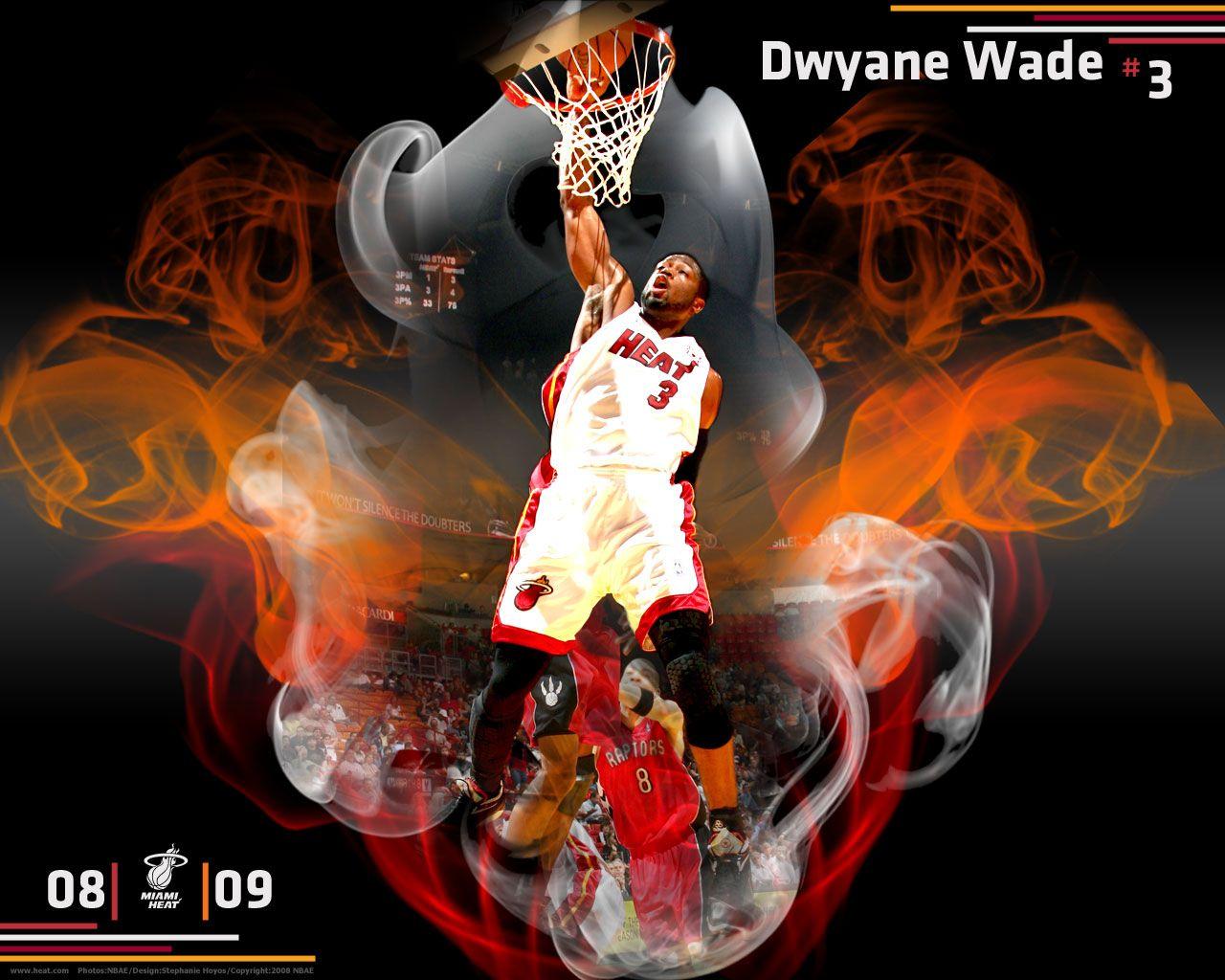 1280x1024 Best Top Desktop Wallpaper HD: Dwyane Wade Heat