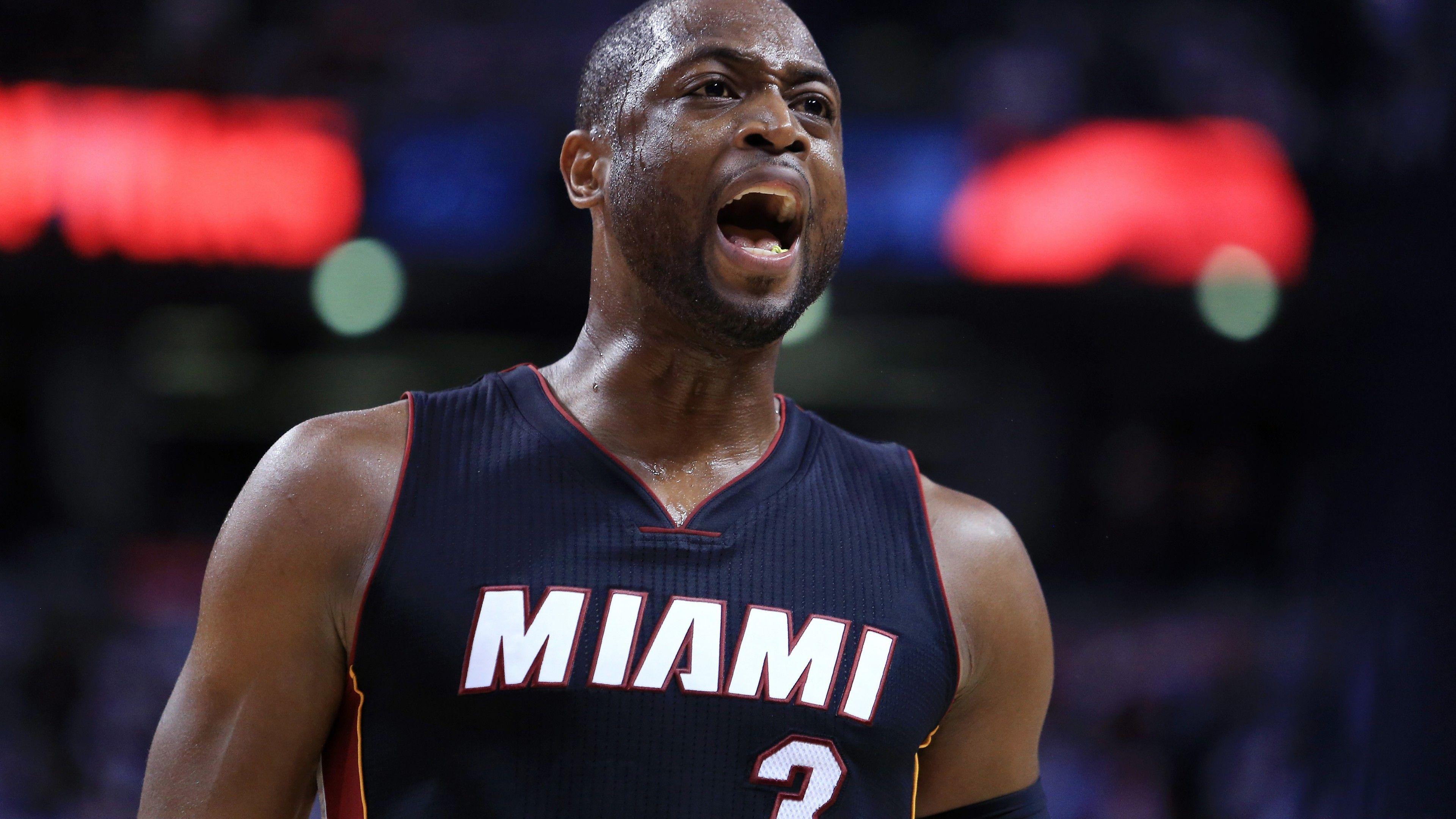 3840x2160 Wallpaper Dwyane Wade, Miami Heat, NBA, basketball, 4K