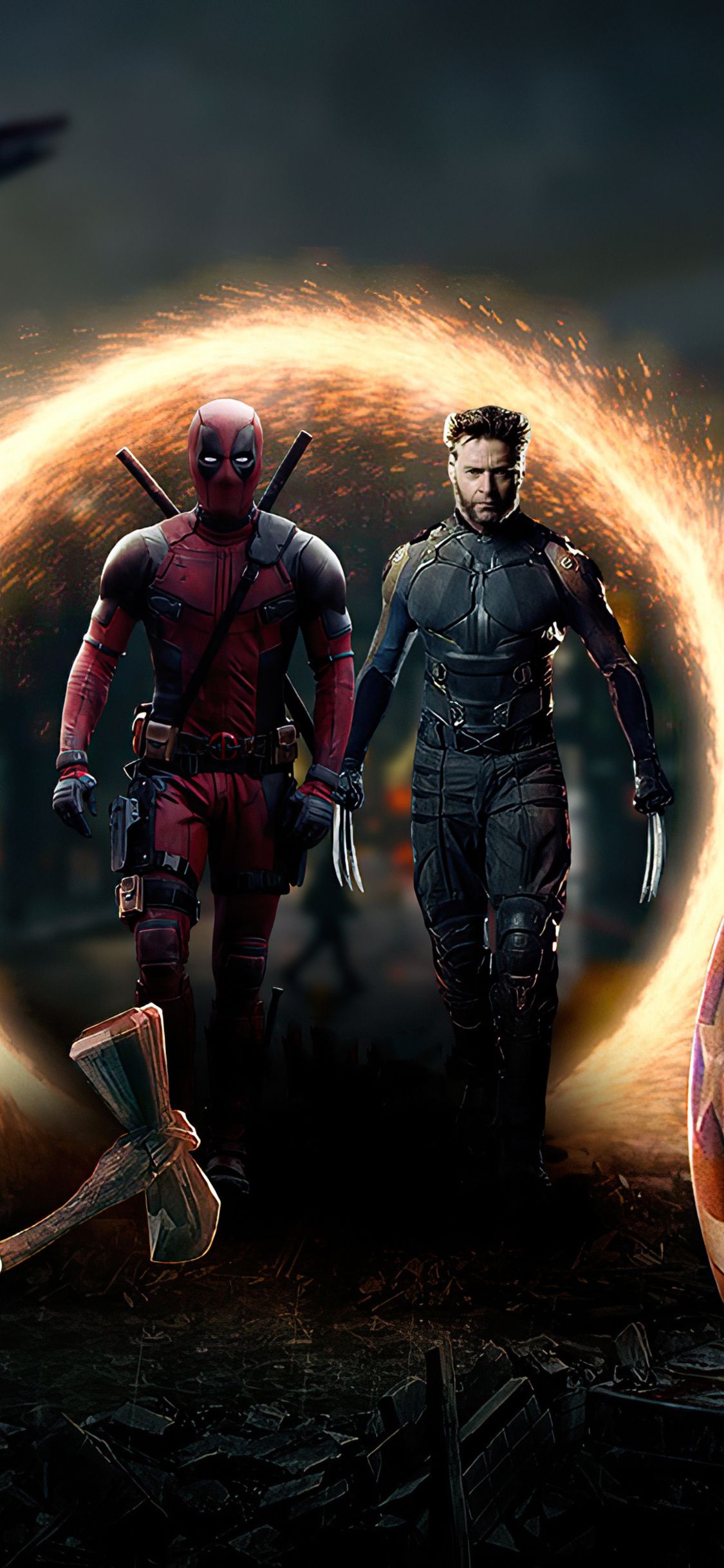 1125x2436 Deadpool & Wolverine Wallpaper