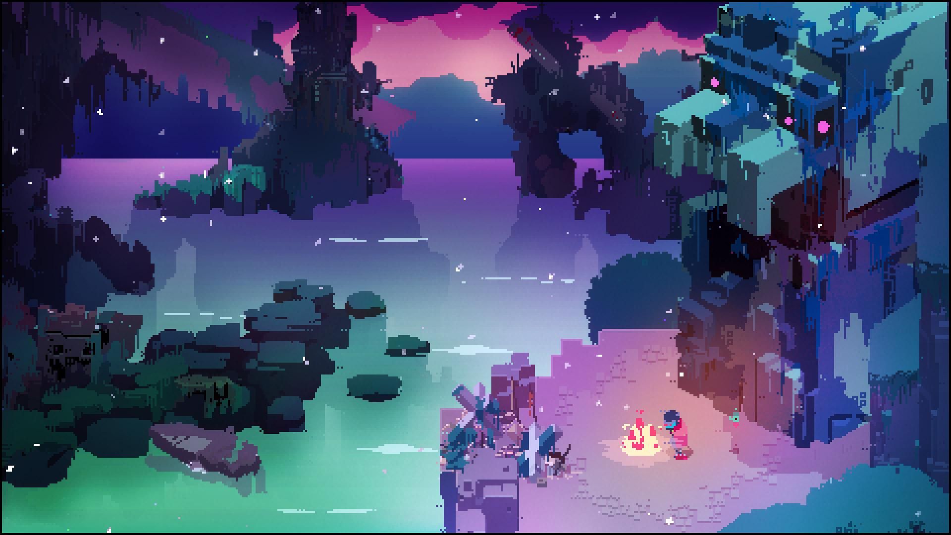 1920x1080 Hyper light drifter wallpaper, Pixel art