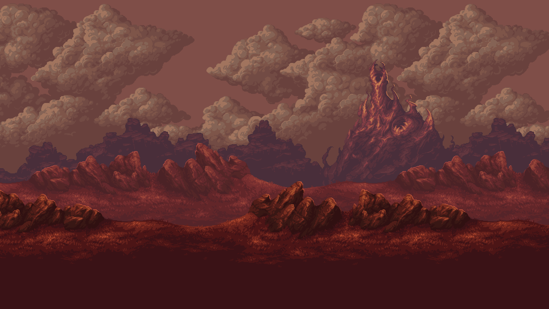 1920x1080 Some of the large pixel art background