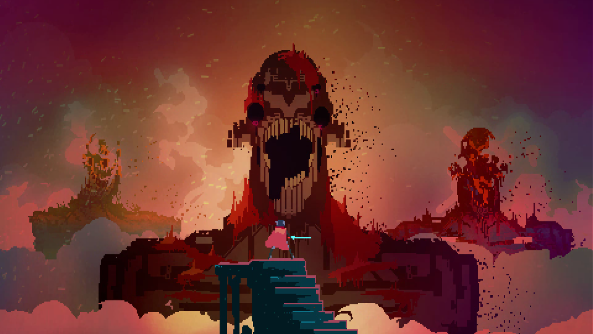 1920x1080 Video Game Creatures, pixel art