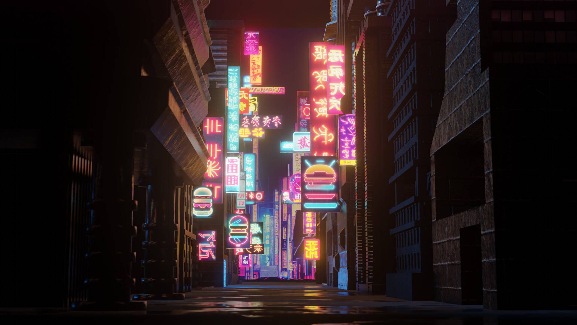 1920x1080 Pixel Art, Japan, Cityscape, Pagoda