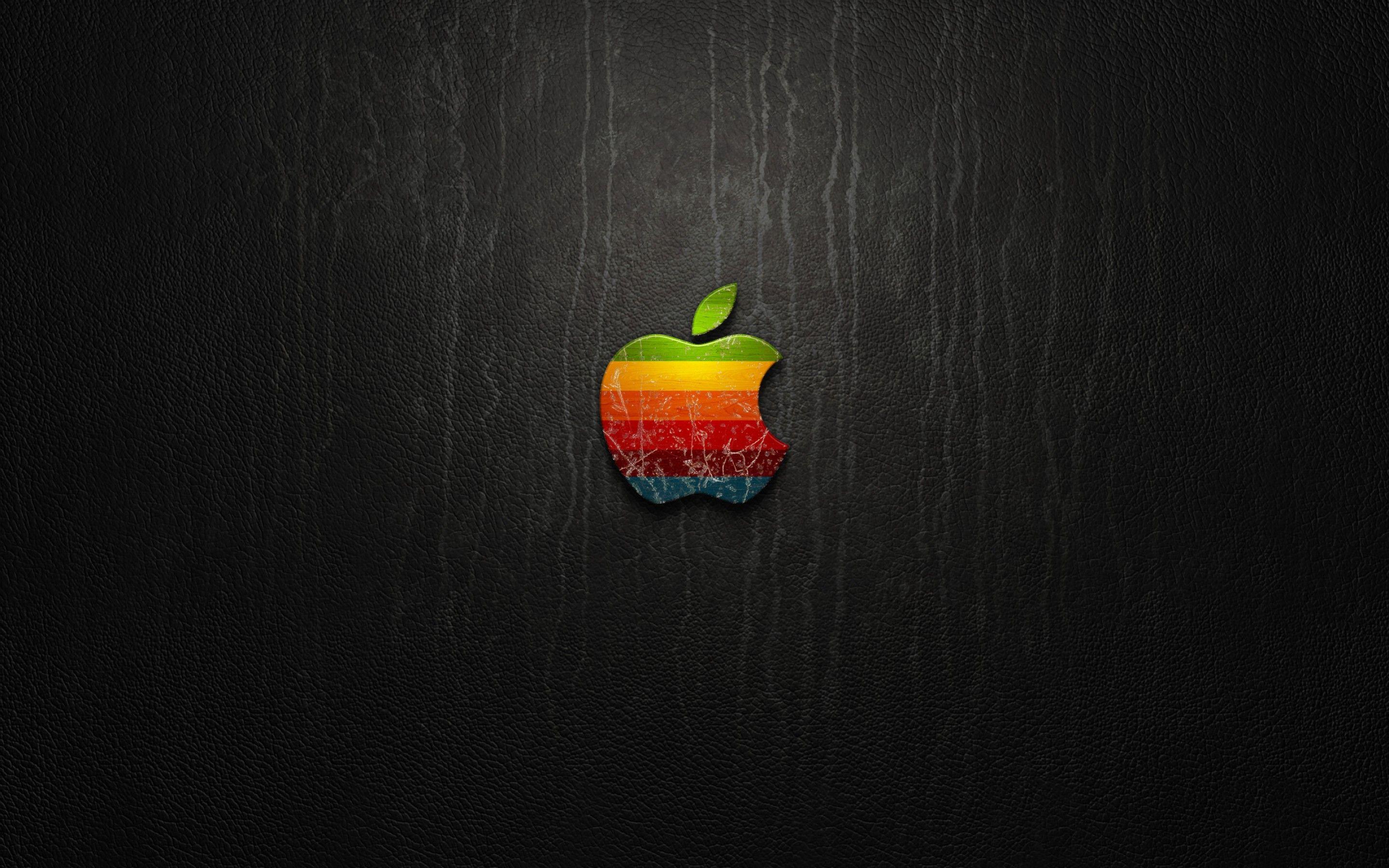 2880x1800 Coloured Apple Logo Wallpaper for Desktop and Mobiles 15