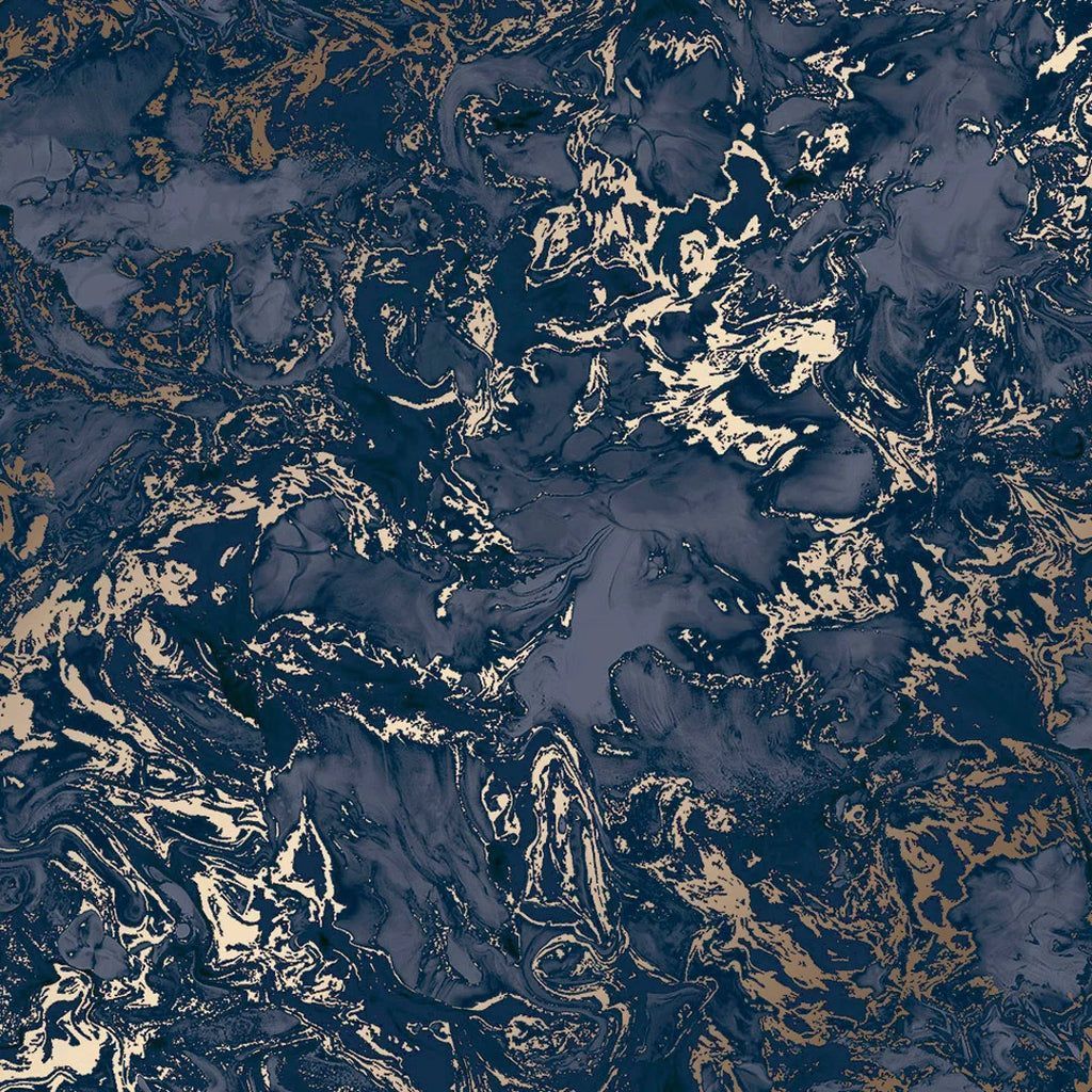 1024x1024 Liquid Marble Wallpaper in Blue