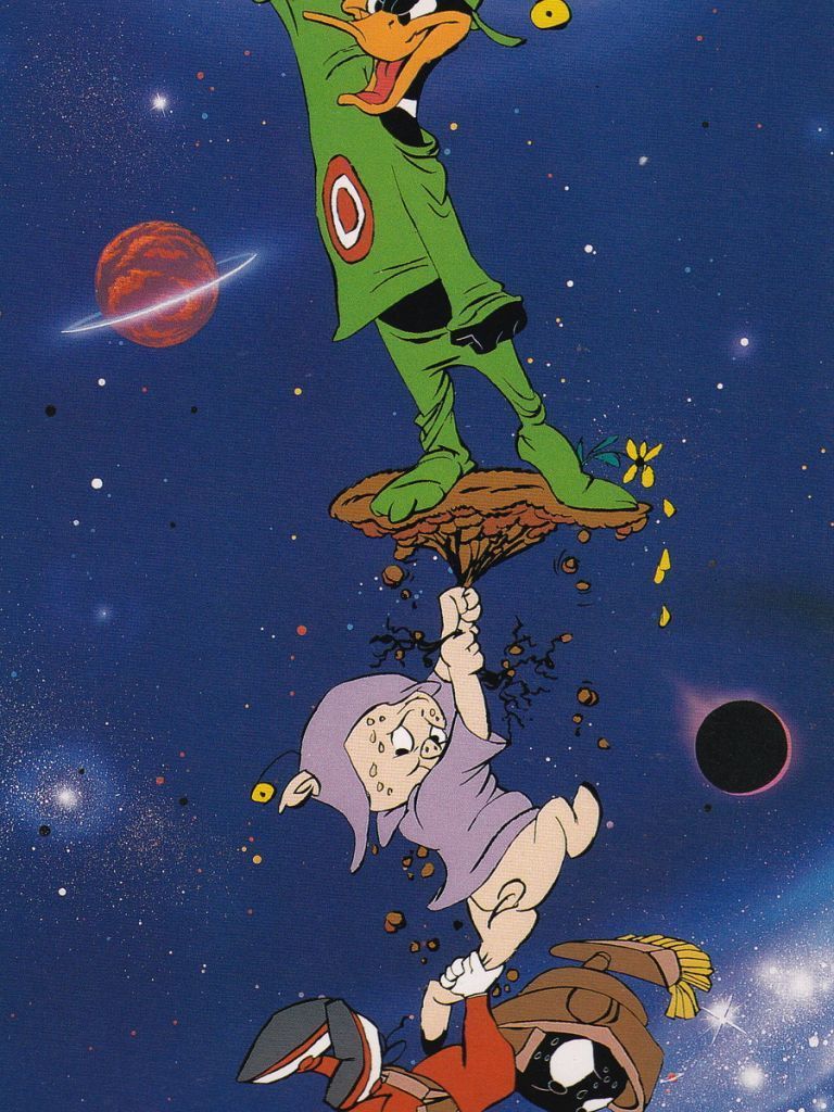 768x1024 Duck Dodgers Wallpaper