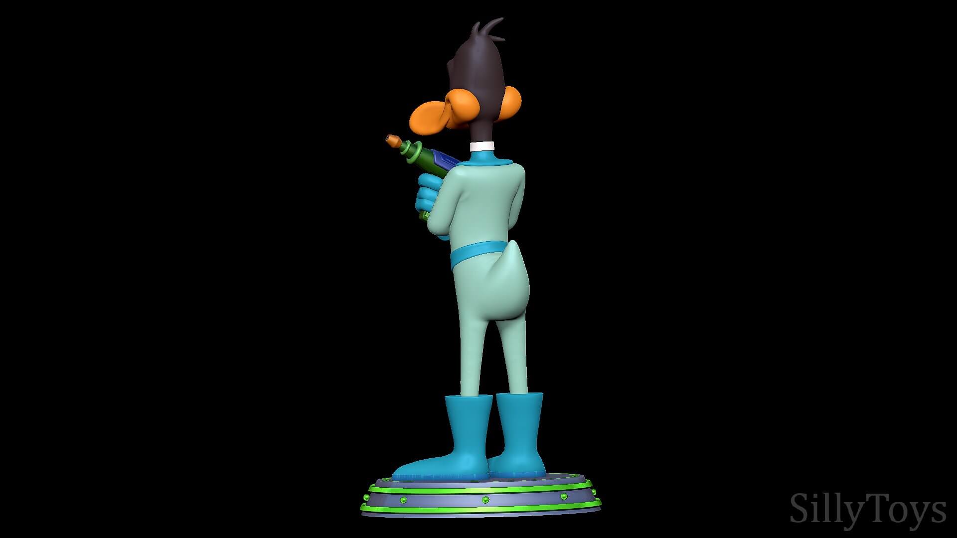 1920x1080 Daffy Duck Dodgers 3D Print