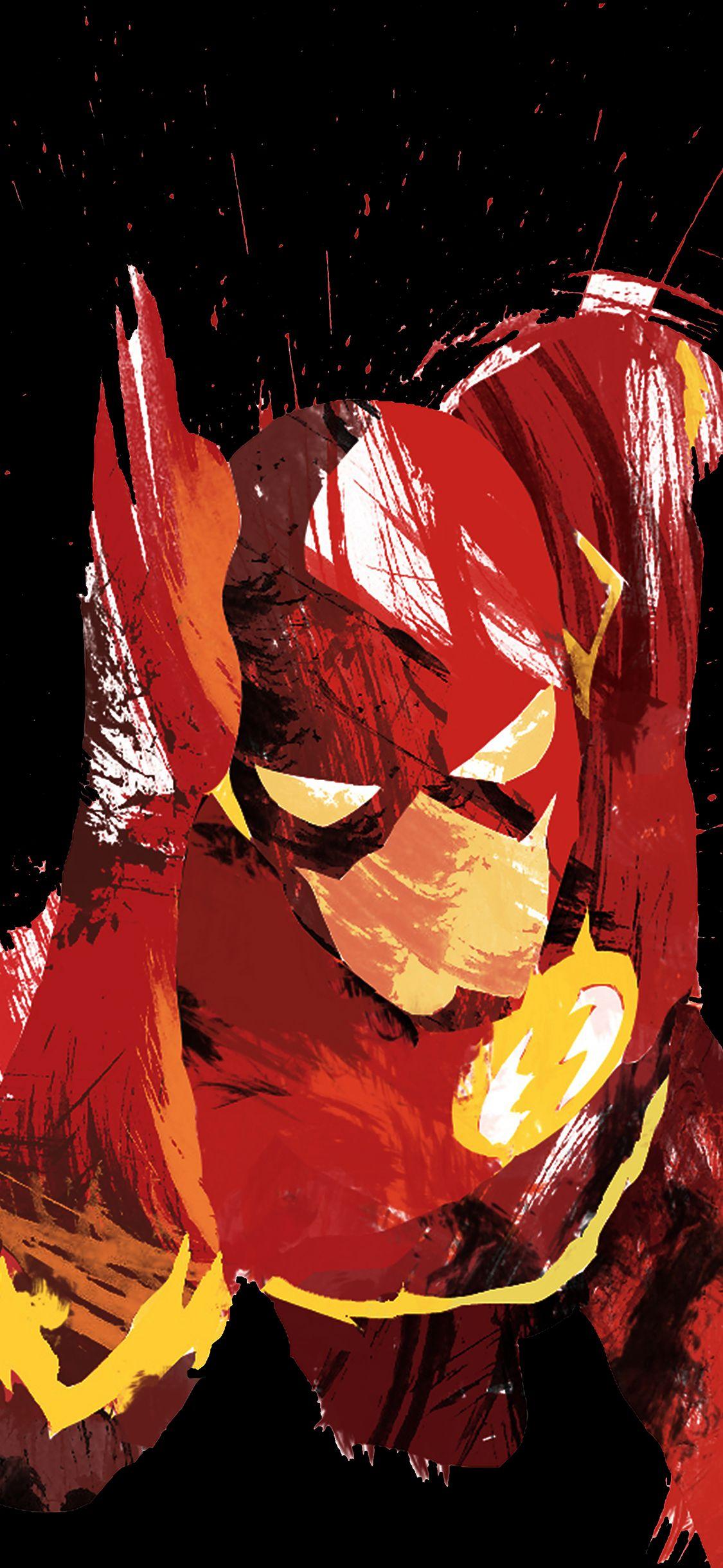 1125x2436 iPhonePapers speed dark hero illust minimal art