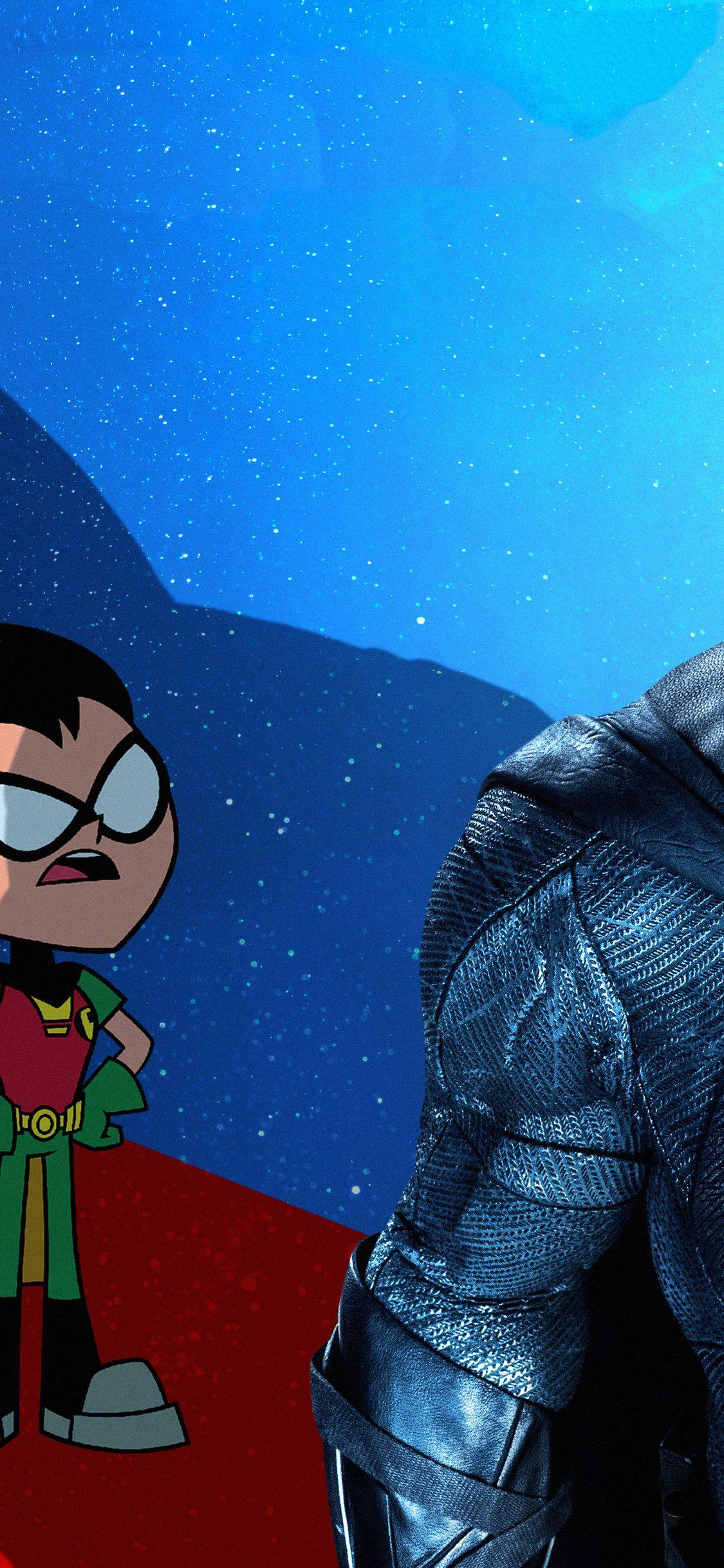 1125x2436 Robin In Teen Titans Go To The Movies 2018 Movie