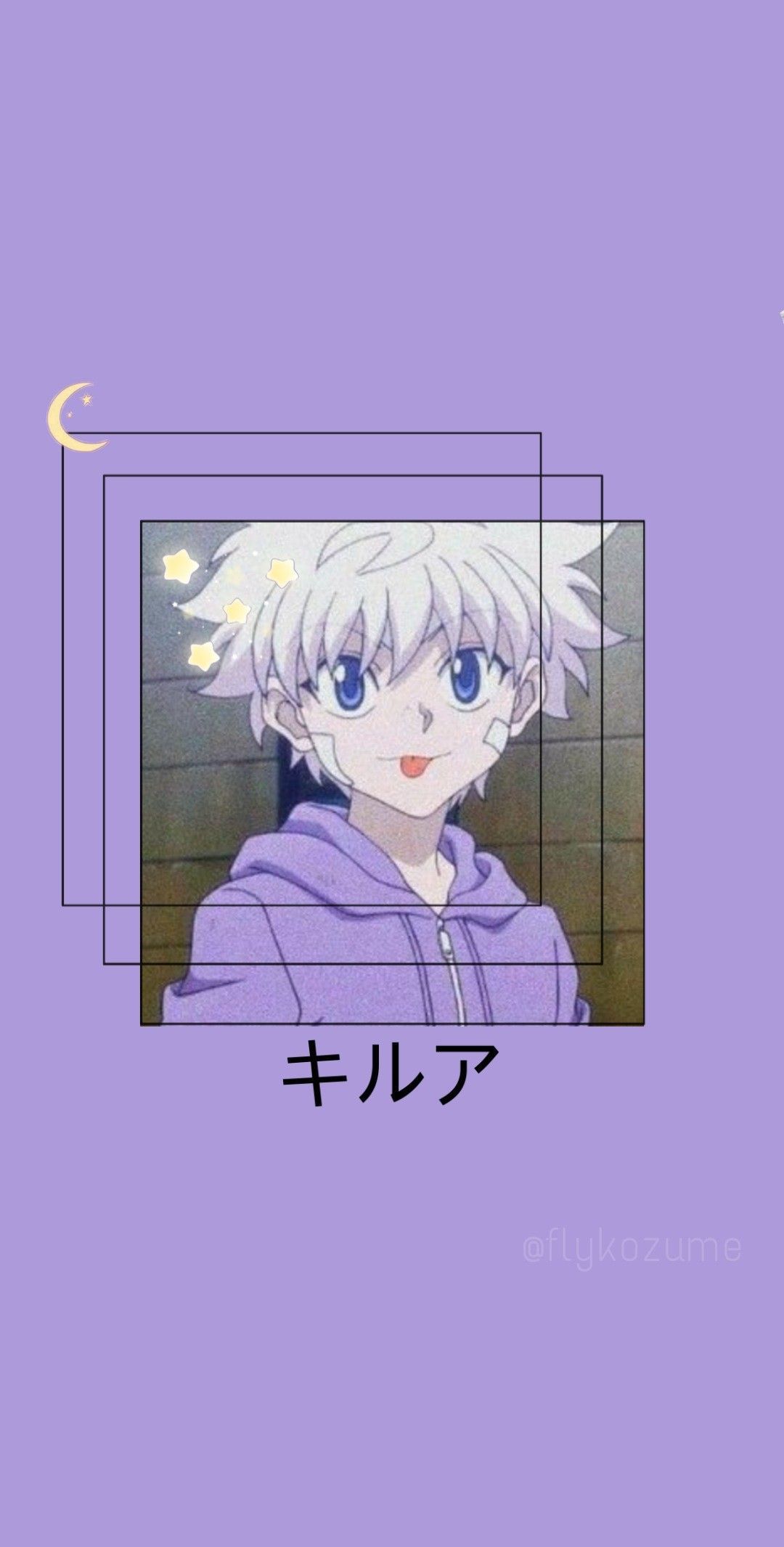 1080x2131 Lavender Cute Anime Wallpaper