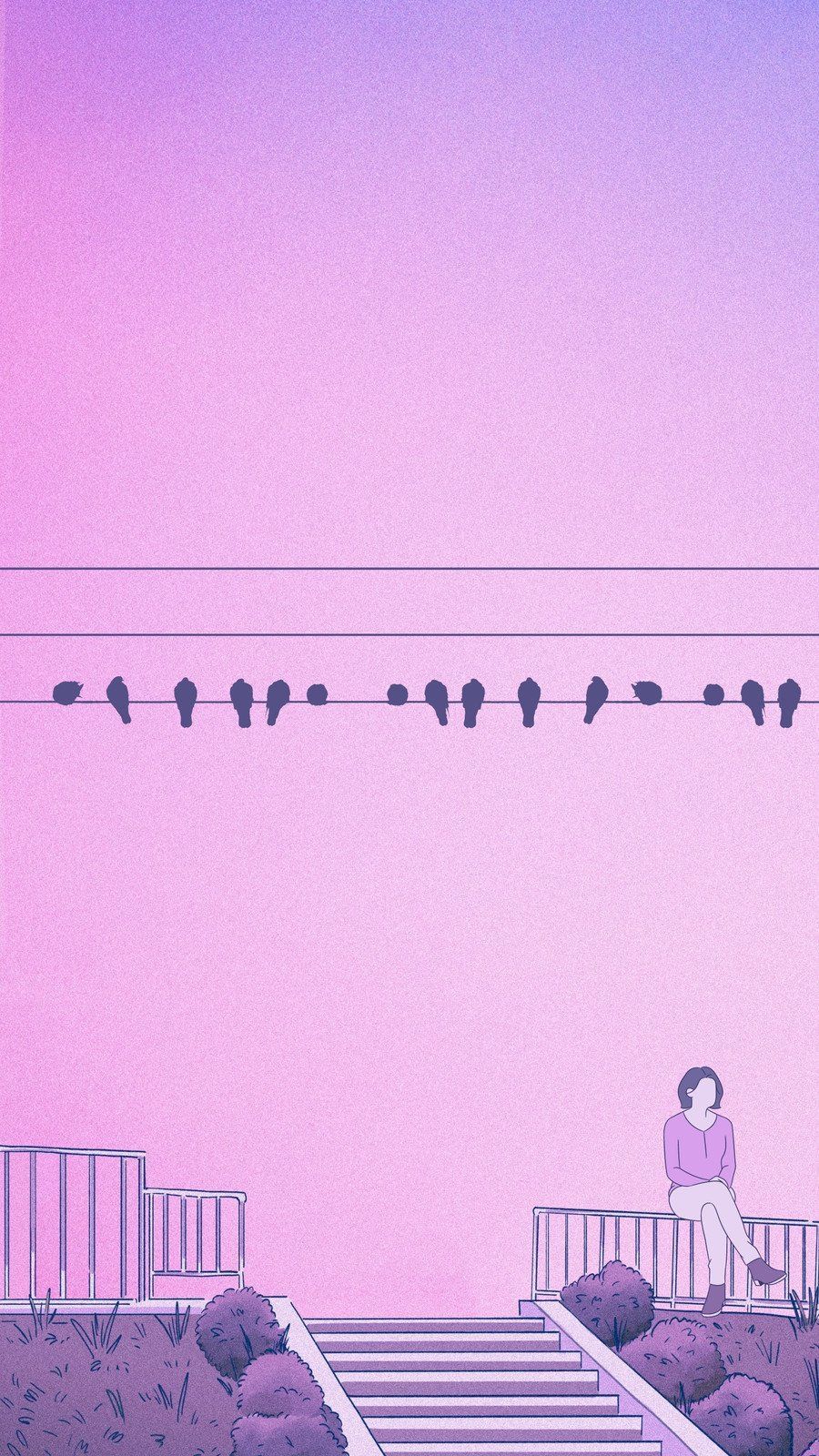 900x1600 customizable wallpaper purple templates