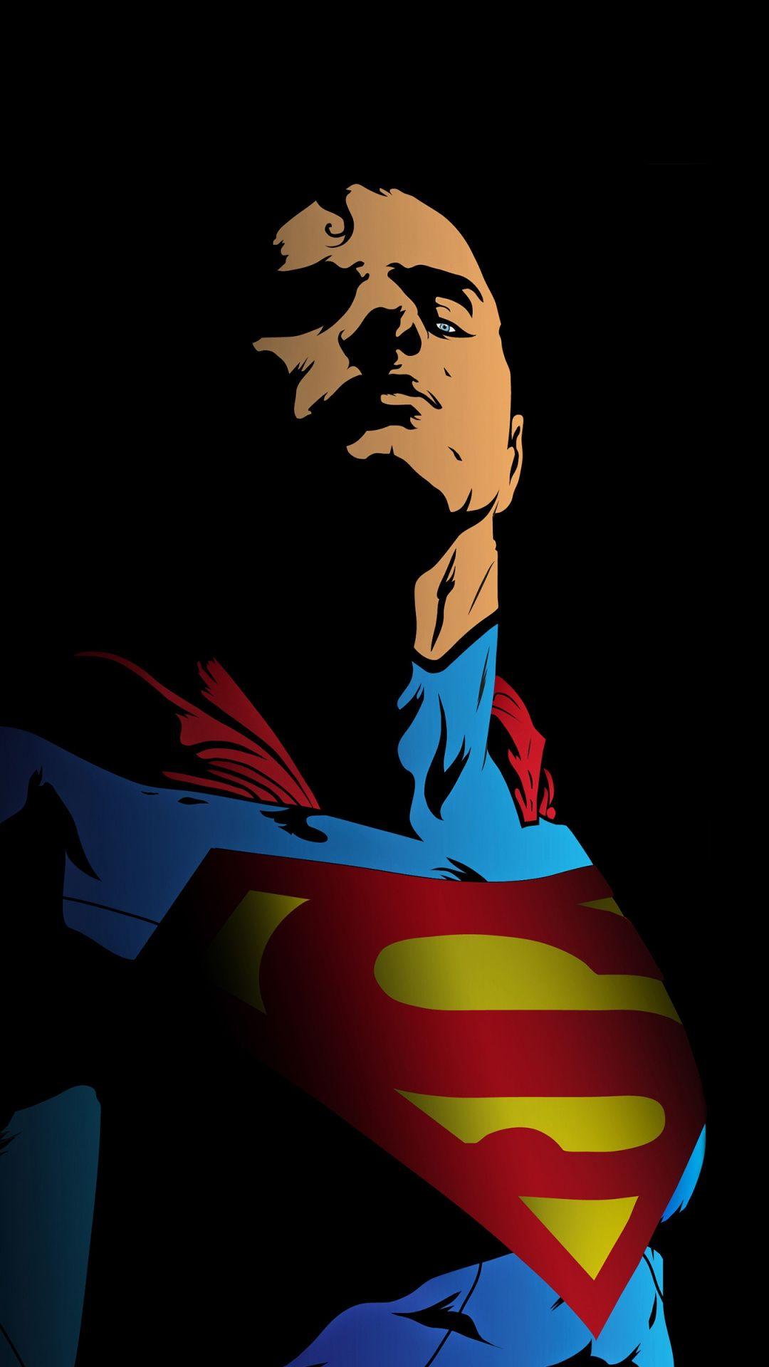1080x1920 Superman Logo, Superhero, Superman, Illustration, Fictional