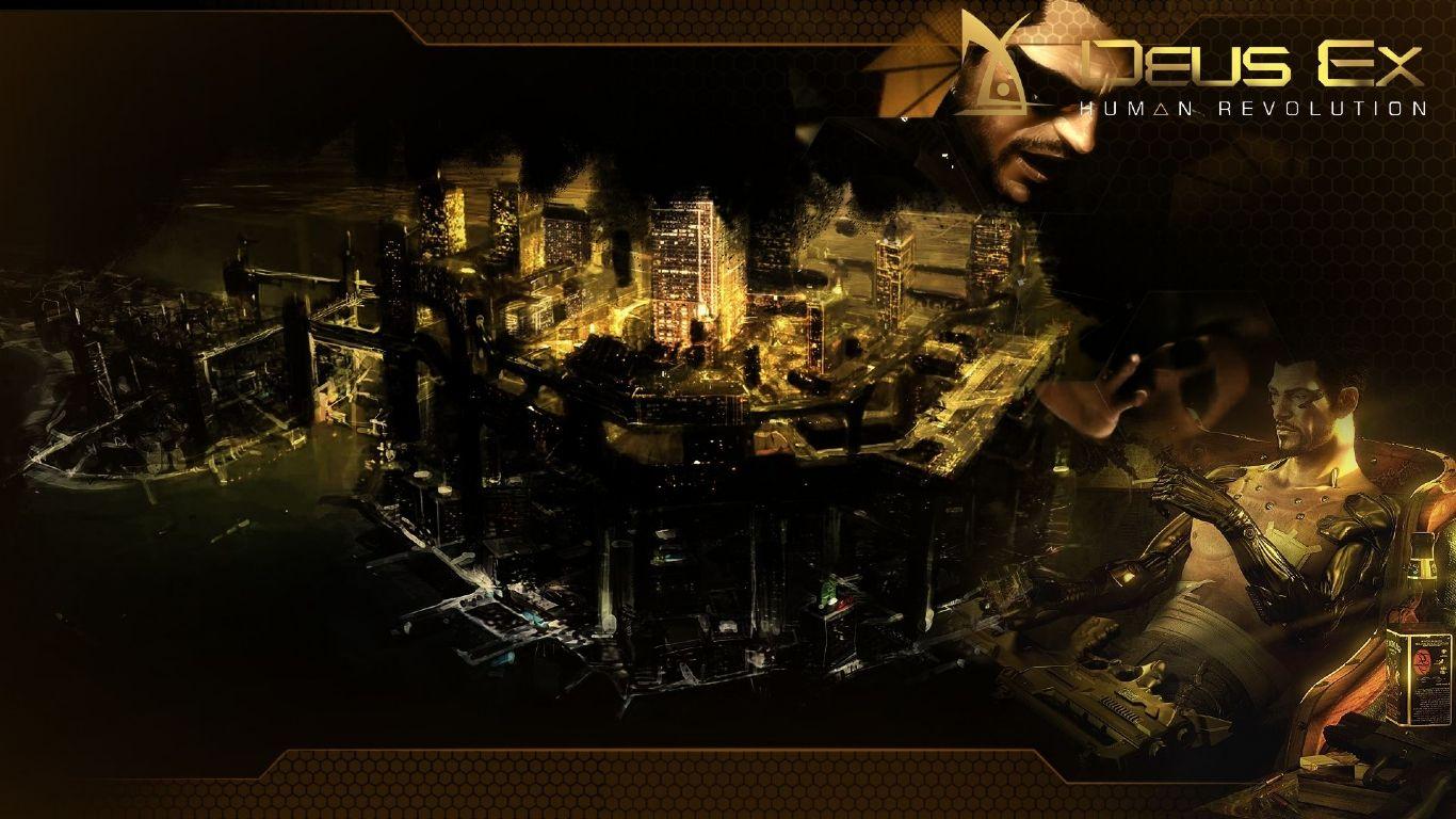 1366x768 Games: Deus Ex Human Revolution, desktop wallpaper nr. 59454