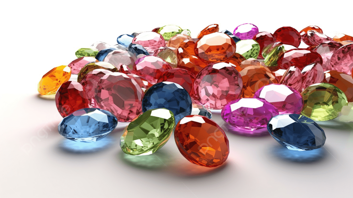 1200x673 Vibrant Gemstones In 3D Rendering
