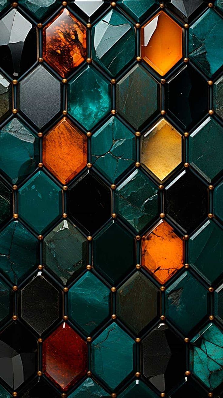 736x1308 Gem Stones iPhone Wallpaper 4K