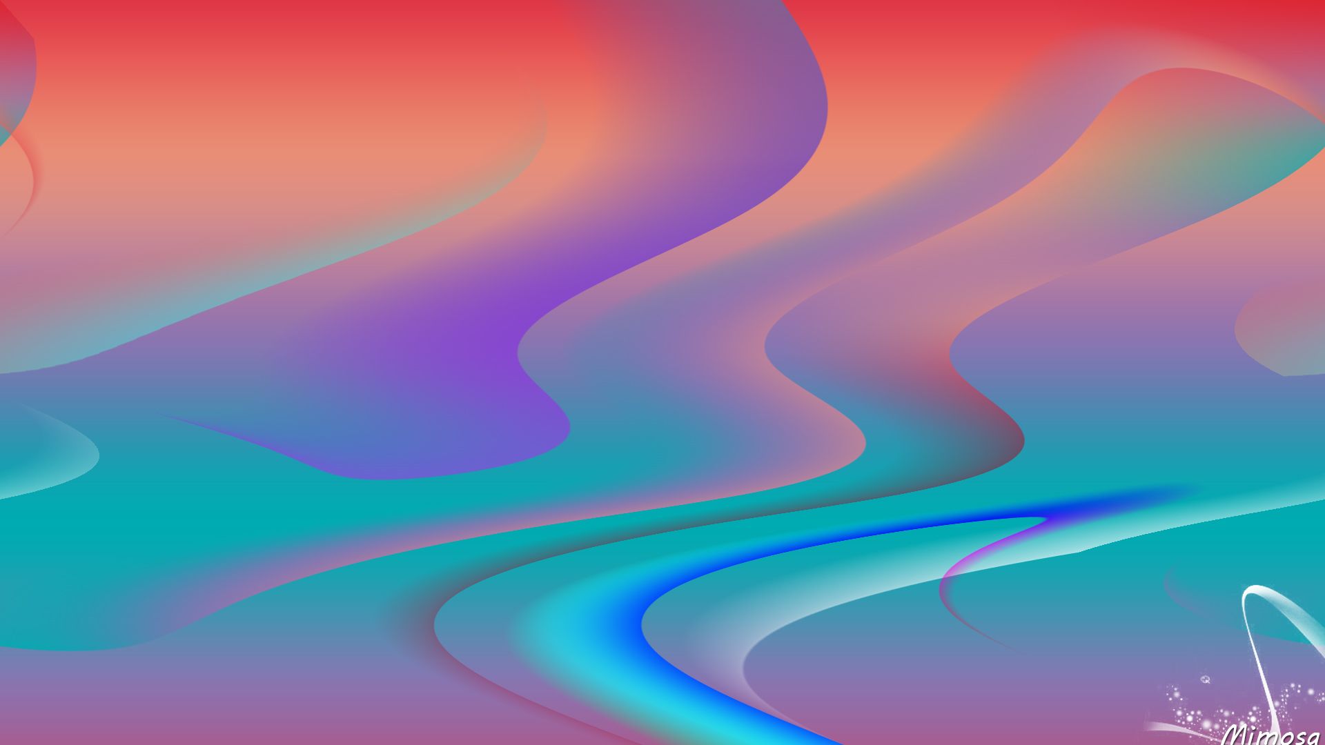 1920x1080 Vivid Horizon: 4K Abstract Gradient