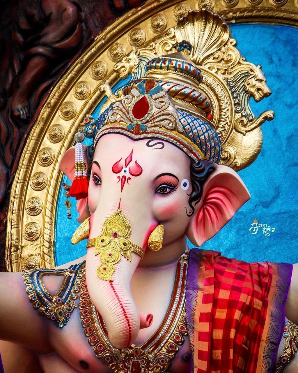 1024x1280 Mumbai Ganpati Wallpaper