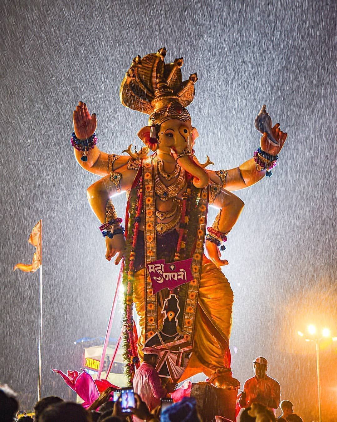 1080x1350 Mumbai Ganpati Wallpaper
