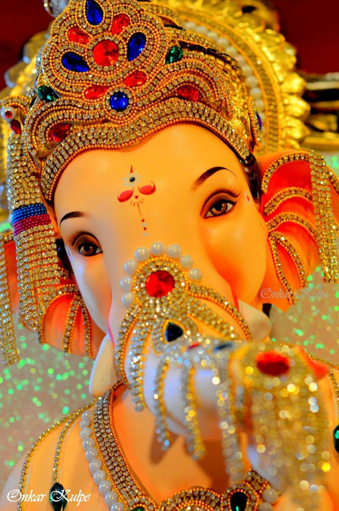 1361x2048 Mumbai Ganpati Wallpaper