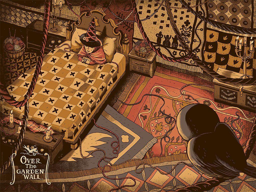 1024x768 Over the Garden Wall Screenprinted Poster