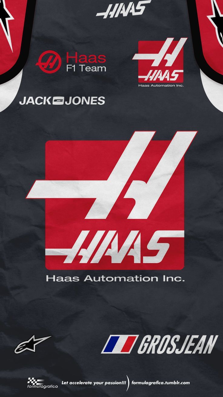 736x1309 wallpaper featuring Haas F1