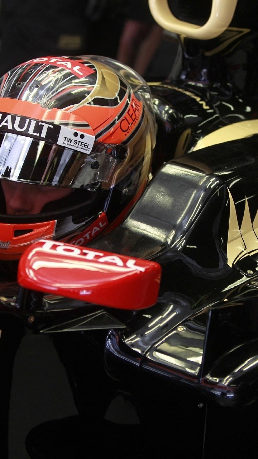 1080x1920 Romain Grosjean Wallpaper