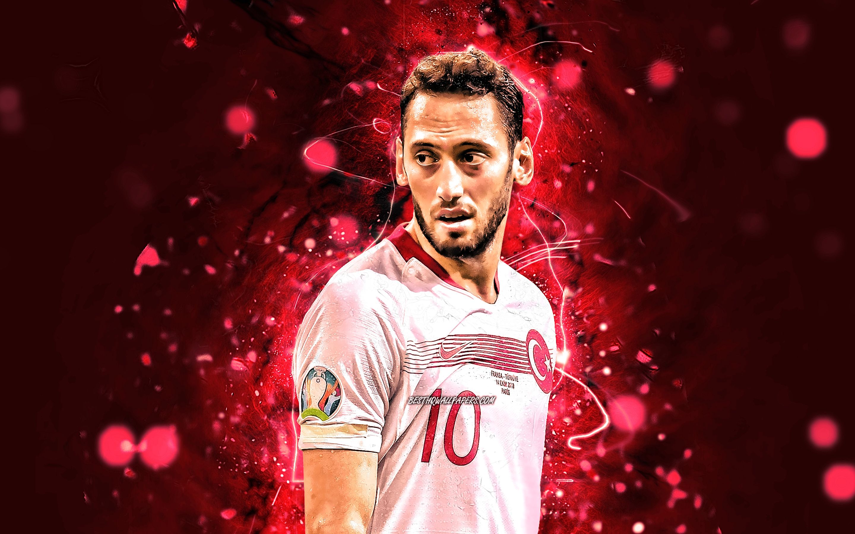 2880x1800 wallpaper Hakan Calhanoglu, 4k, Turkey