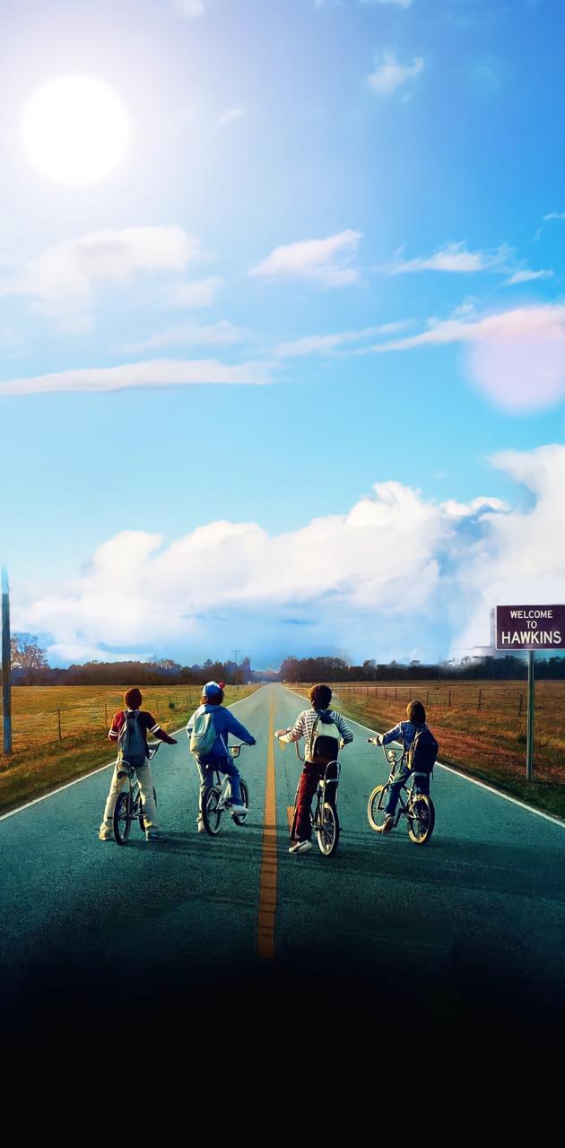 630x1280 Stranger Things Sky Wallpaper