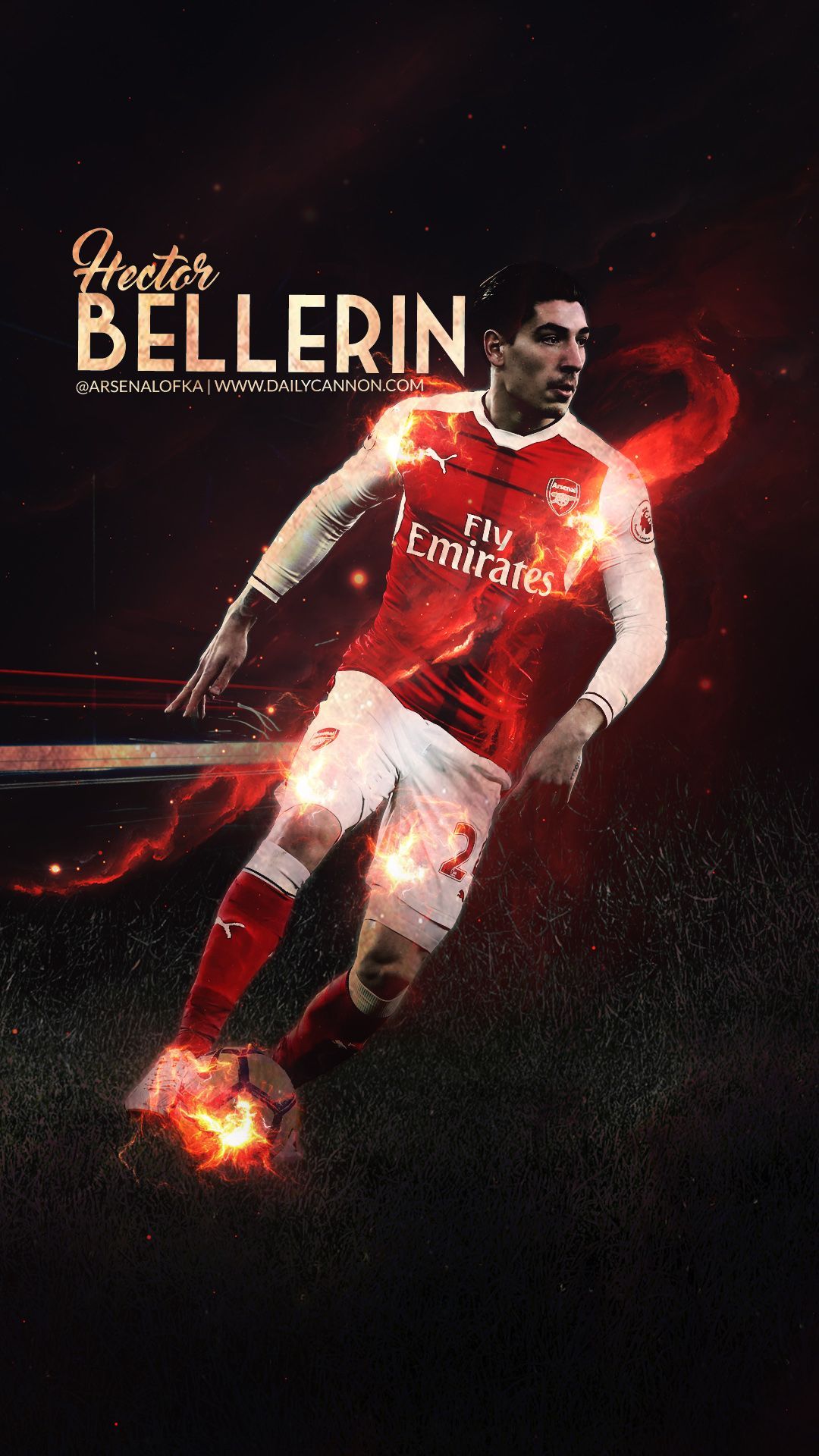 1080x1920 Free Funky Hector Bellerin Phone PC