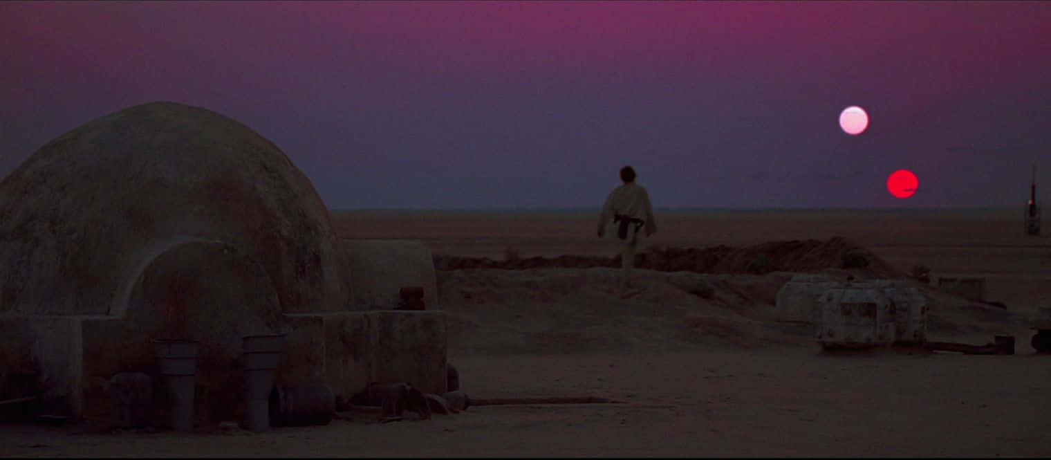 1520x665 Download A scene from Star Wars: A New Hope Wallpaper