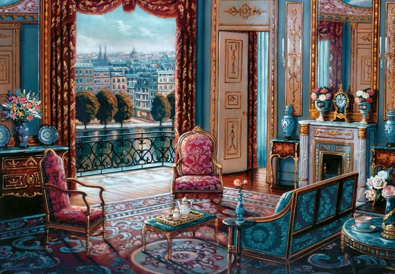 1366x950 Download Victorian Sitting Room
