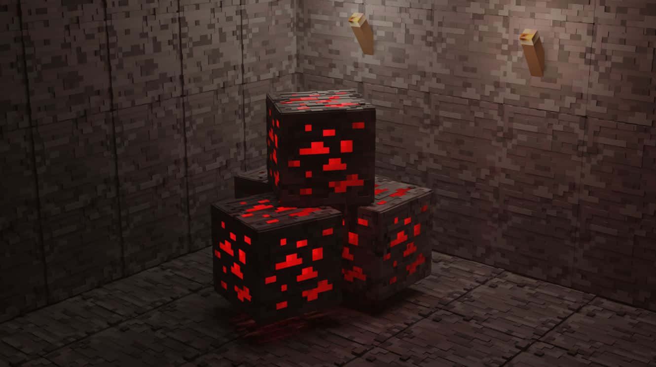 1330x743 Minecraft Redstone Wallpaper