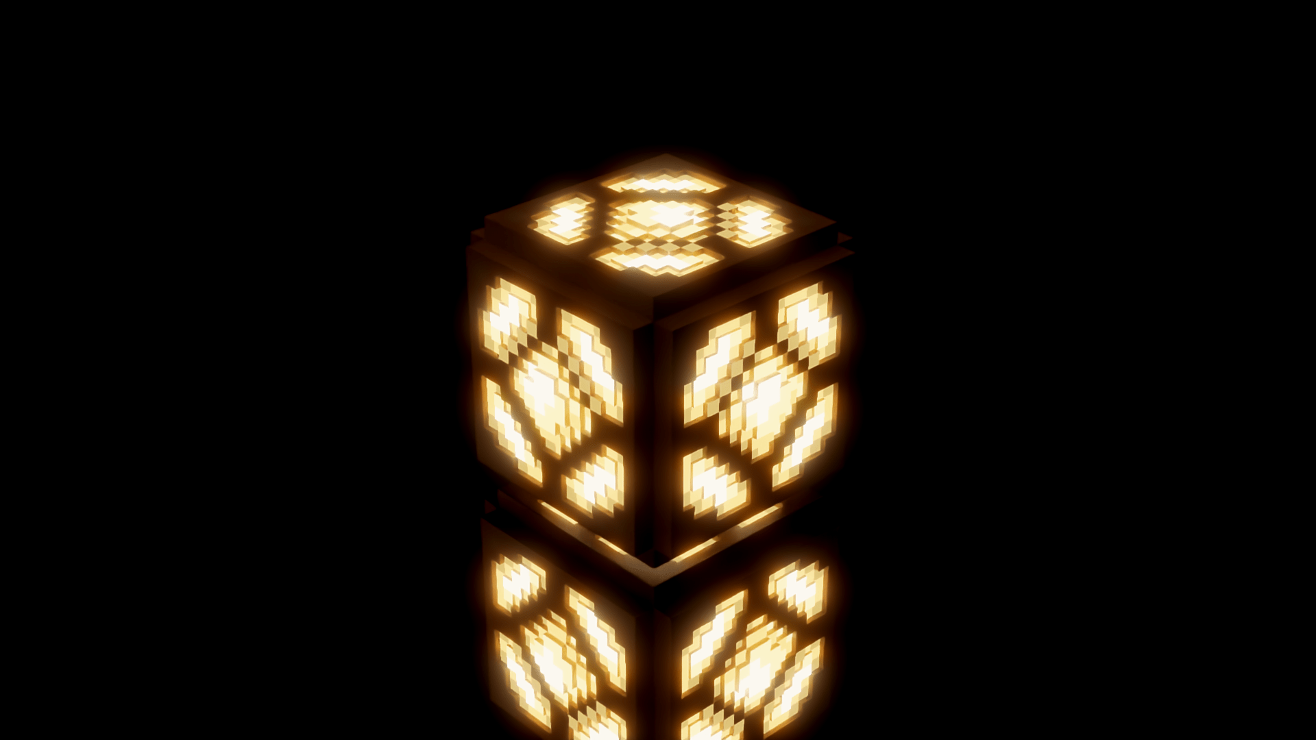 1920x1080 Minecraft Redstone Lamp Wallpaper