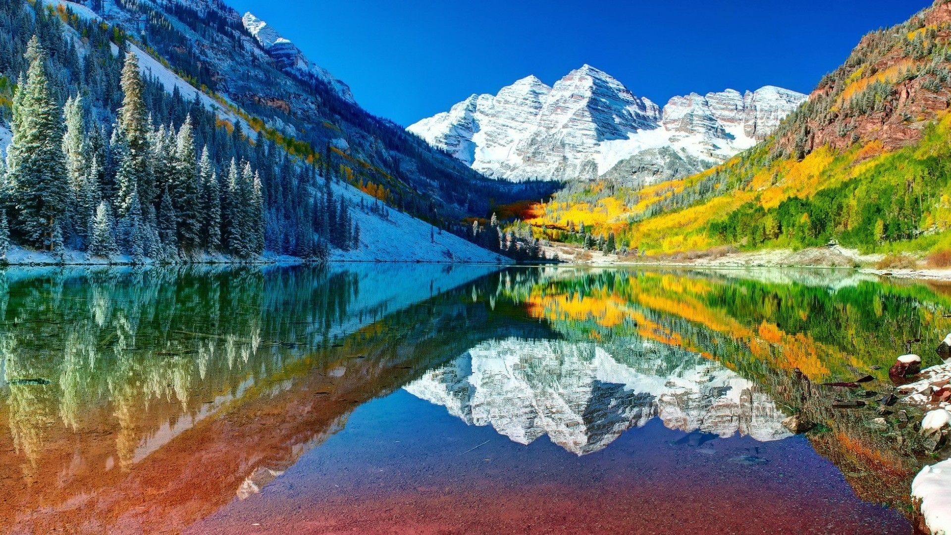 1920x1080 Download Maroon Bells wallpaper
