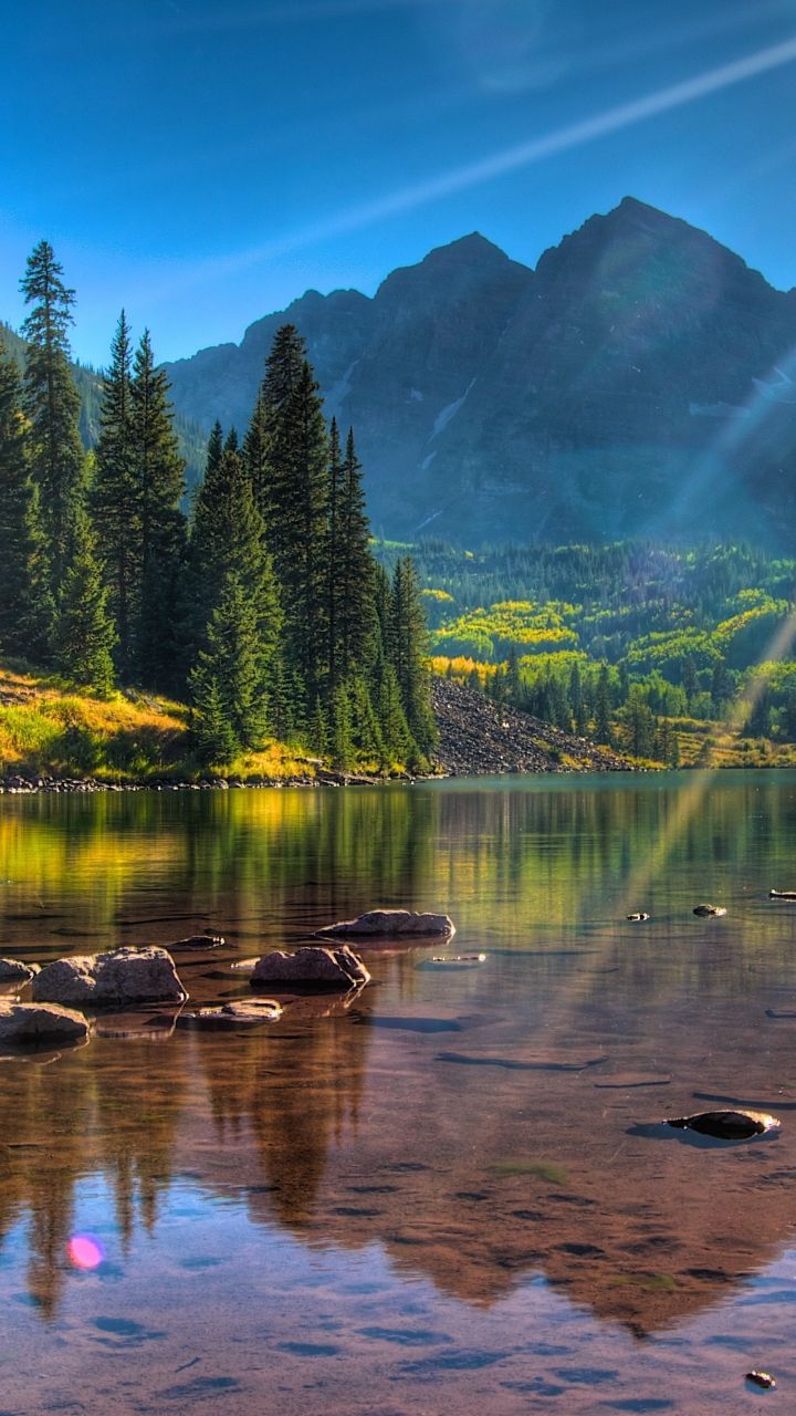 720x1280 Nature Maroon Bells Phone Wallpaper