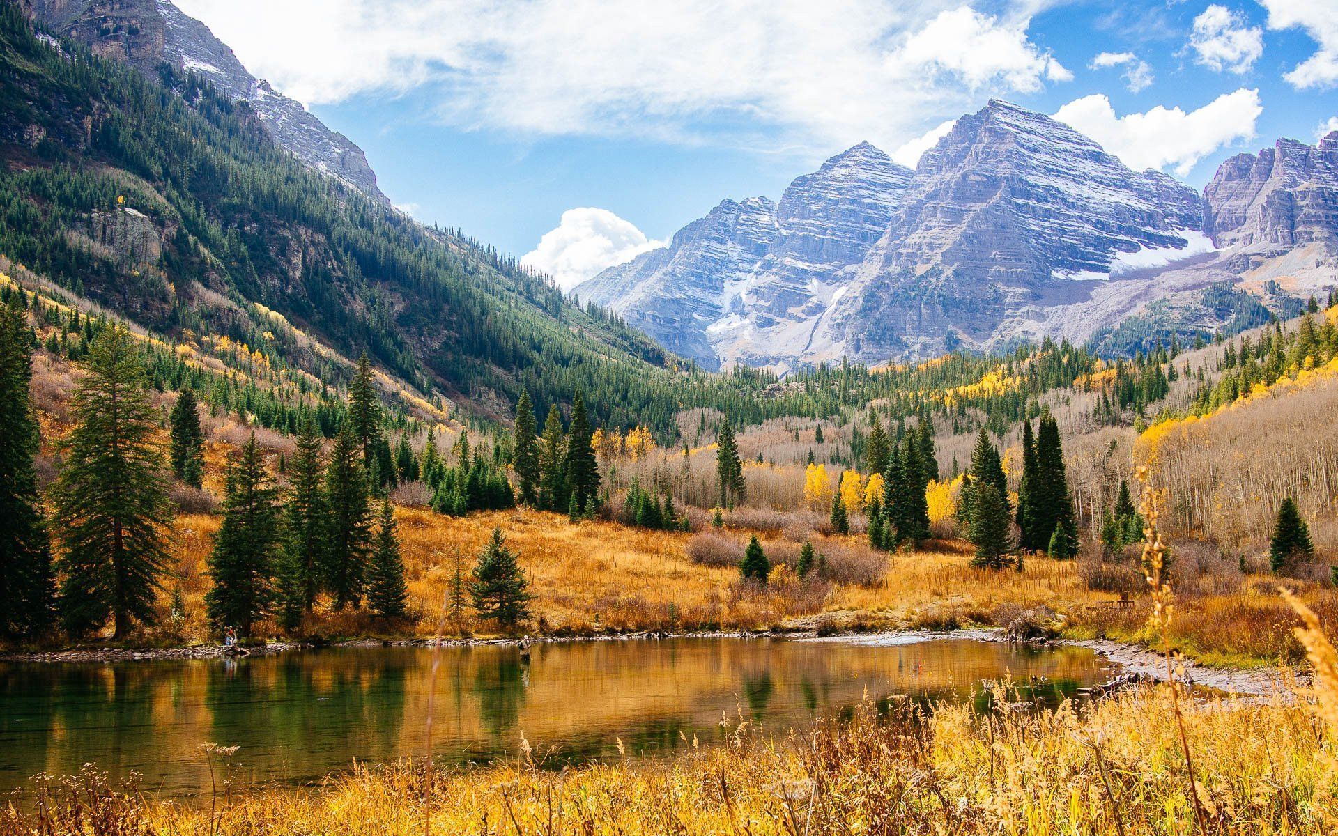 1920x1200 Maroon Bells Colorado Wallpaper 115649