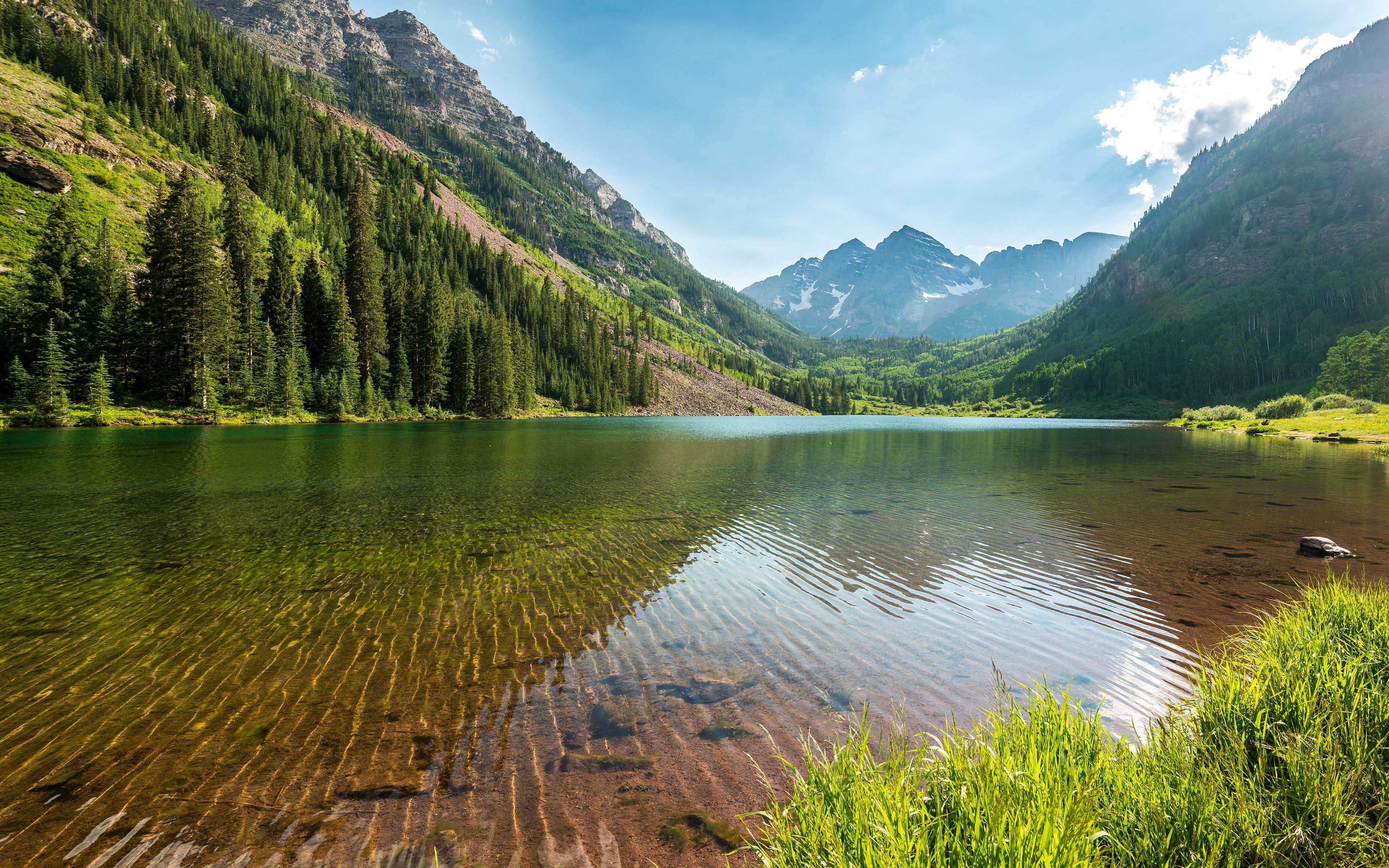 3840x2400 Desktop Wallpaper USA Maroon Bells