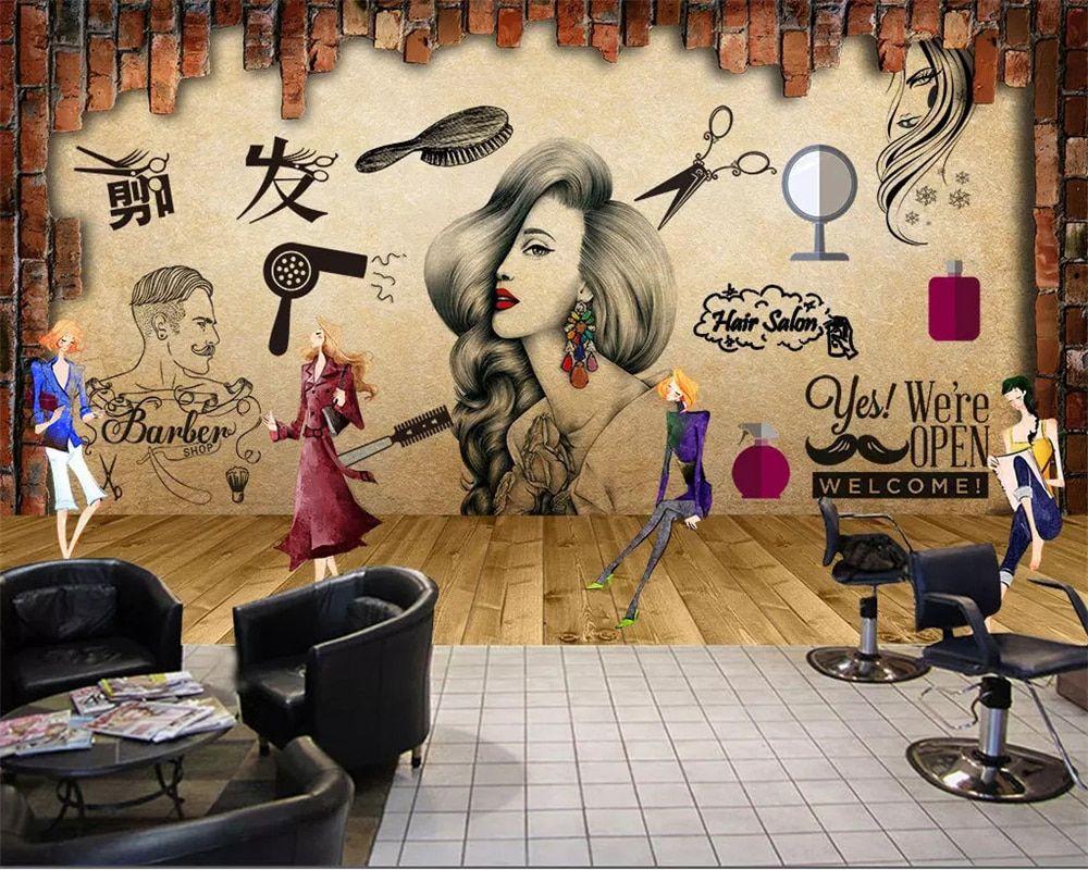 Design Wallpapers for Hair Salons etc  attraction trademark and  entertainment  Blog  Inspiration  Wallpaper from the 70s