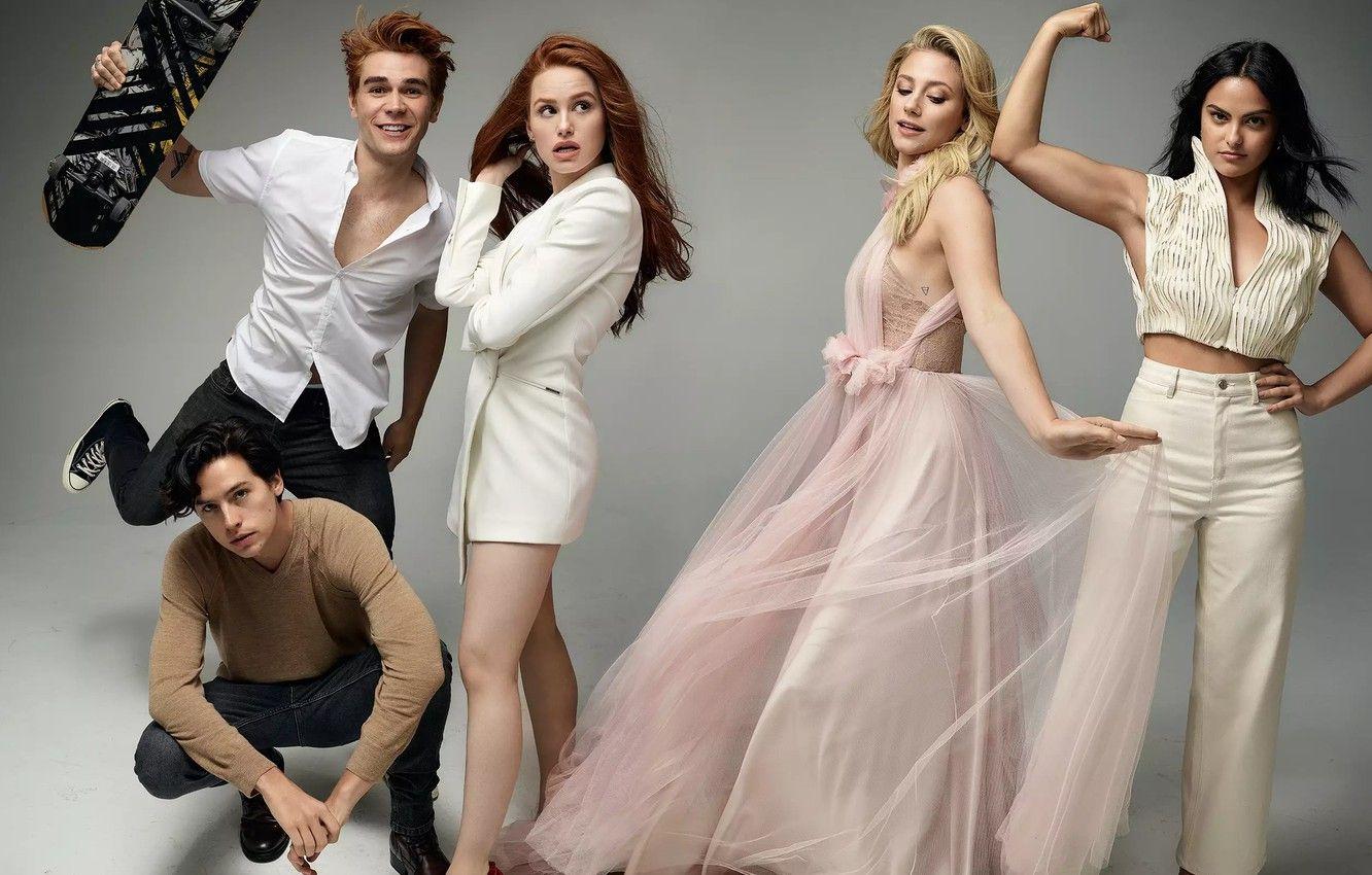 1332x850 Wallpaper Camila Mendes, Cole Sprouse, Lili Reinhart, Madelaine Petsch, K.J. Apa image for desktop, section настроения