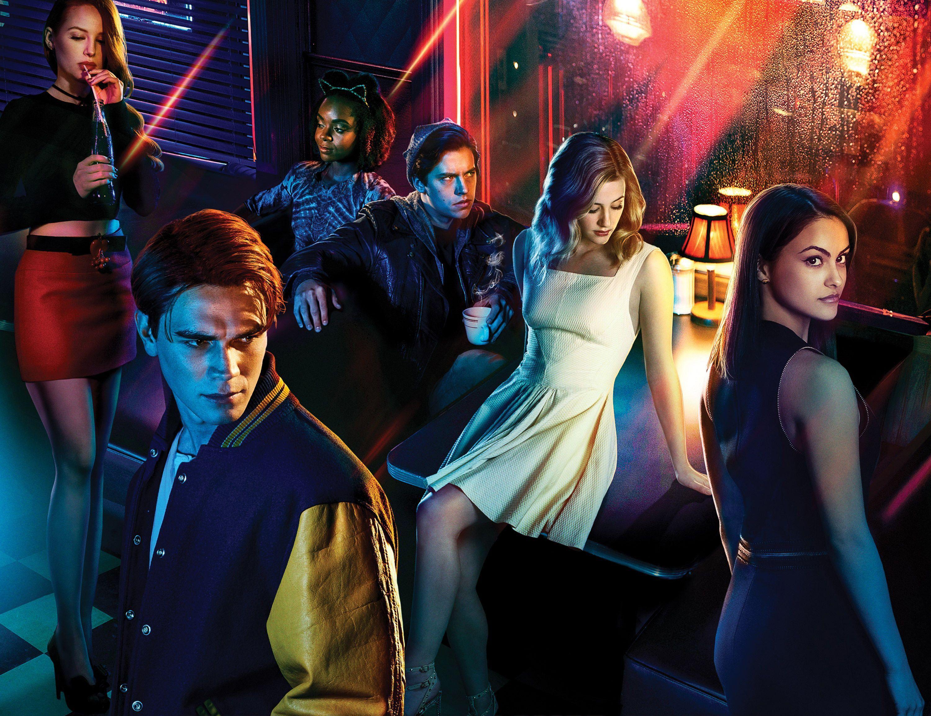 3000x2308 Riverdale, Cole Sprouse, Ashleigh Murray, Lili Reinhart HD