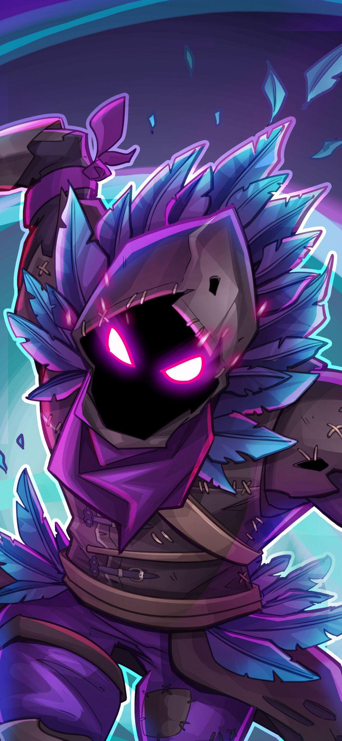 1125x2436 Download 1125x2436 wallpaper raven, fortnite battle royale
