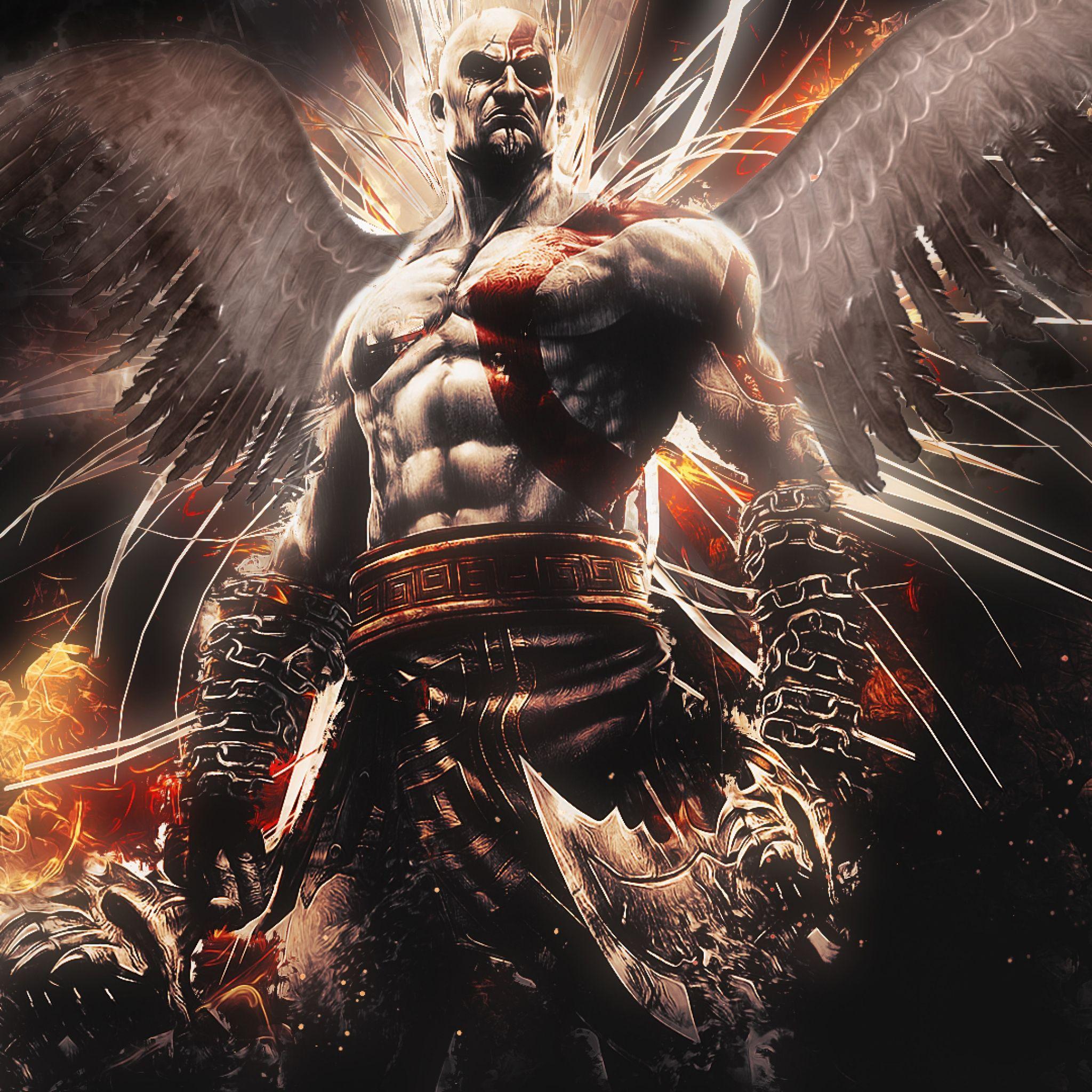 2048x2048 Wallpaper God Of War 3