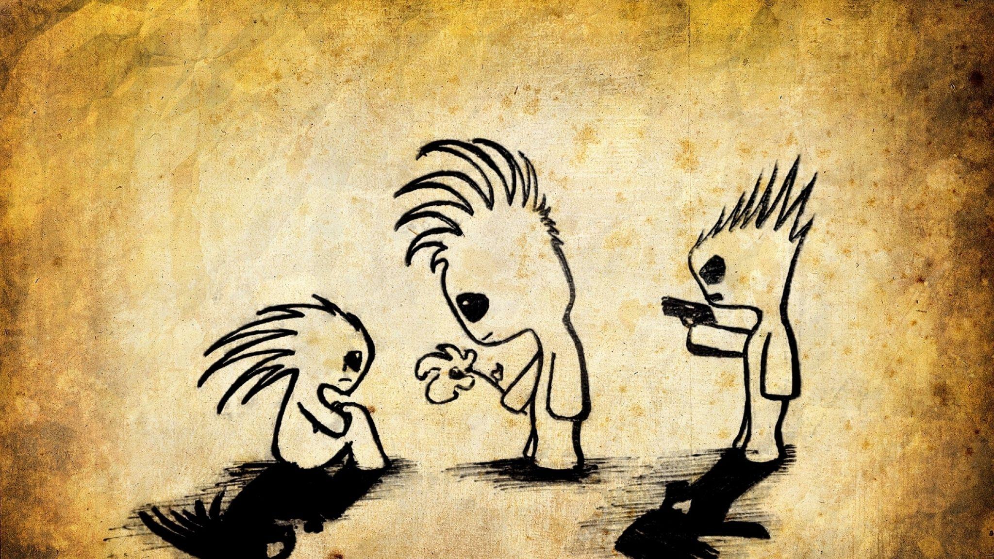 2048x1152 Mobile Old Cartoon Picture