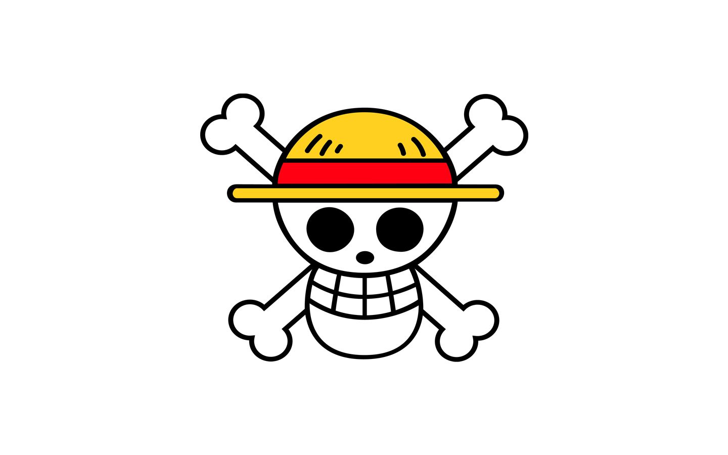 1440x900 One Piece Logo Wallpaper